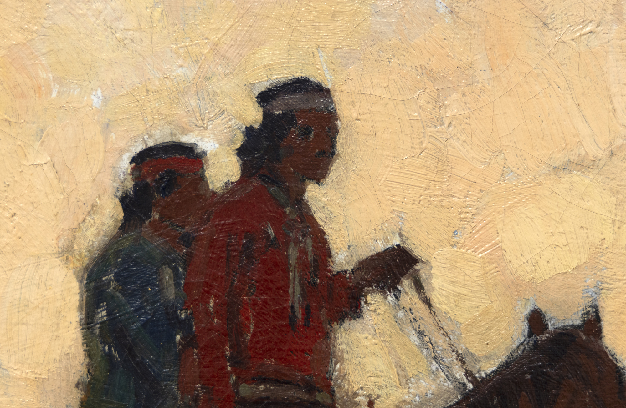 EDGAR ALWIN PAYNE - Navajos at Rest EDGAR ALWIN PAYNE - Navajos at Rest - oil on canvas - 19 1/2 x 23 1/2 in.