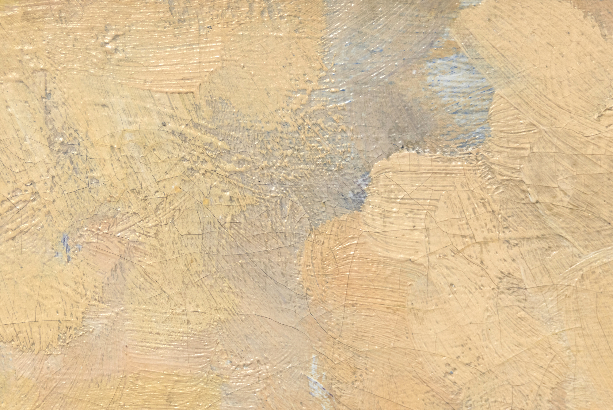 EDGAR ALWIN PAYNE - Navajos au repos - huile sur toile - 19 1/2 x 23 1/2 in.