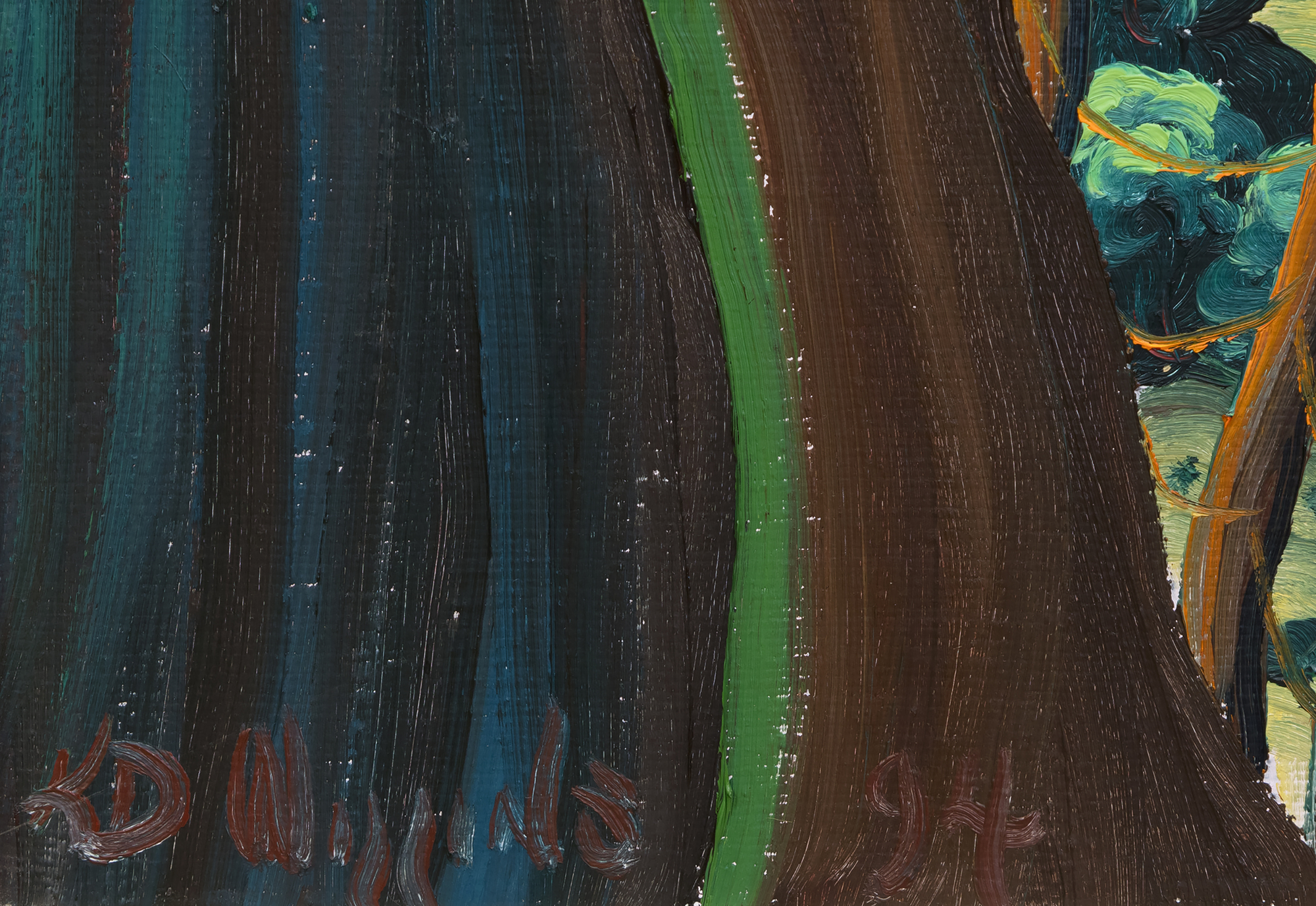 KIM DOUGLAS WIGGINS - Hacer Presente II KIM DOUGLAS WIGGINS - Hacer Presente II - oil on canvas - 35 1/2 x 35 1/2 in.