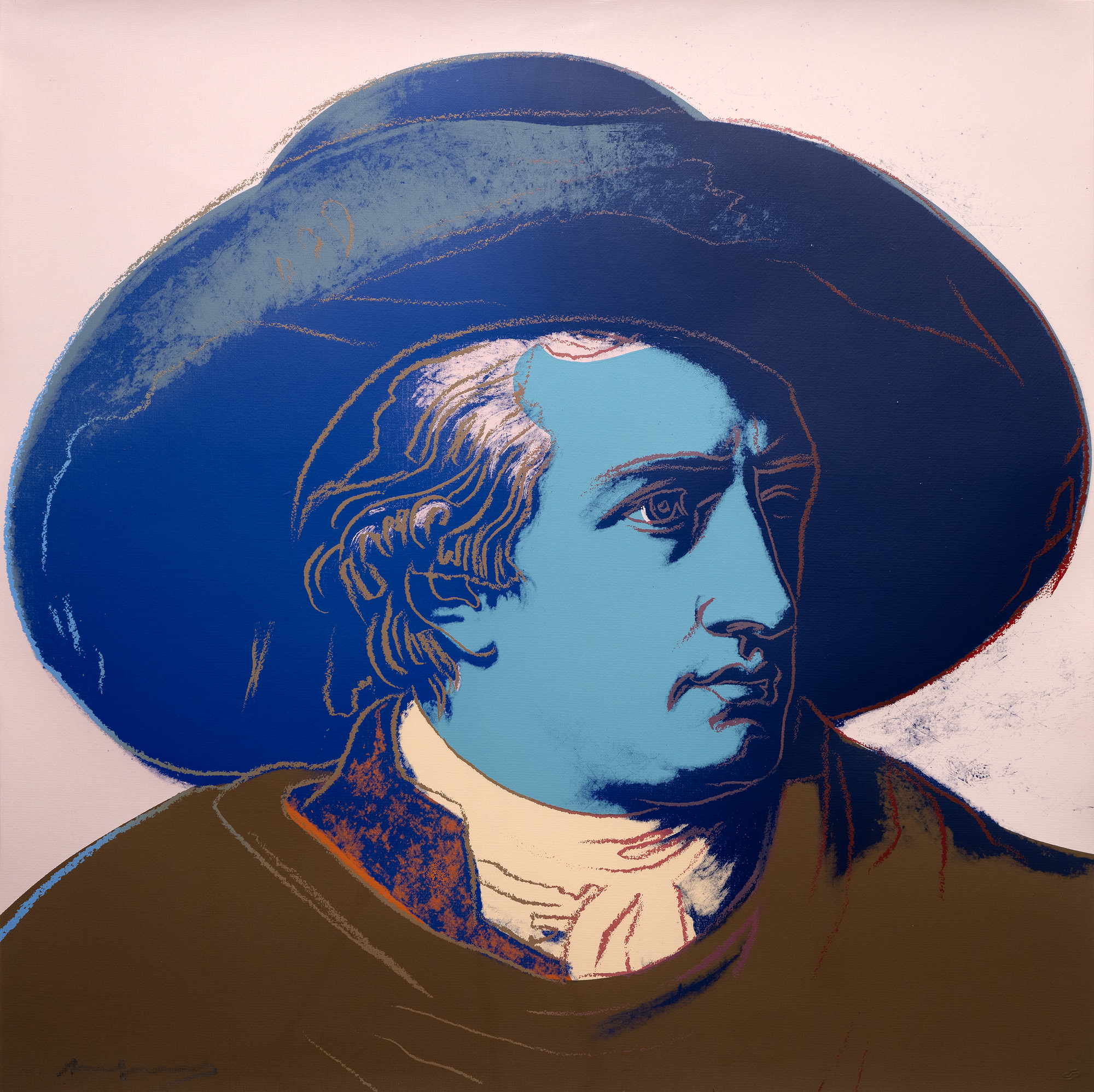 ANDY WARHOL - Goethe ANDY WARHOL - Goethe - Siebdruck in Farben - 38 x 38 in.
