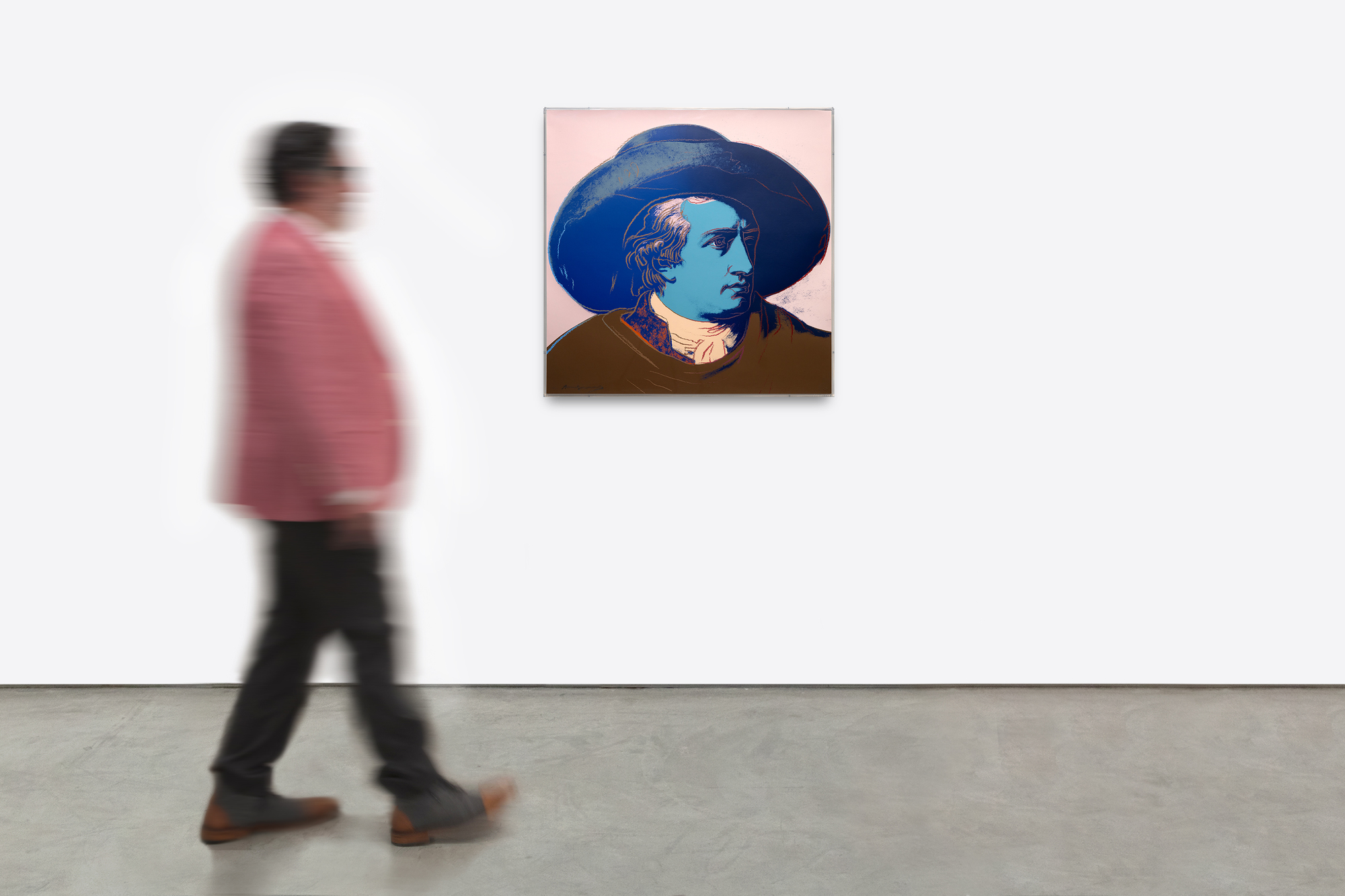 ANDY WARHOL - Goethe ANDY WARHOL - Goethe - Siebdruck in Farben - 38 x 38 in.