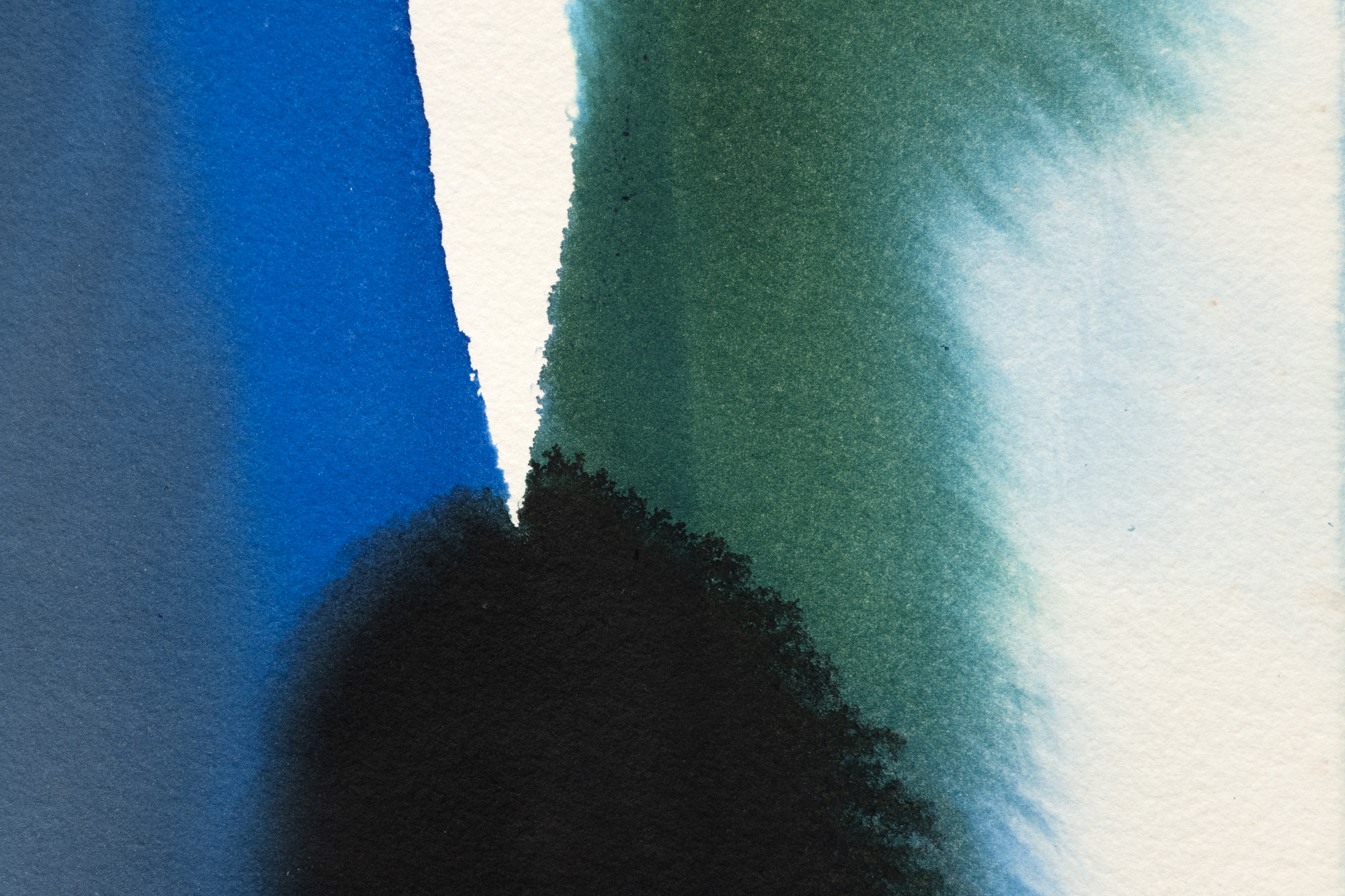 PAUL JENKINS - Phenomena Procession Falls PAUL JENKINS - Phenomena Procession Falls - aquarelle sur papier - 41 3/4 x 30 in.