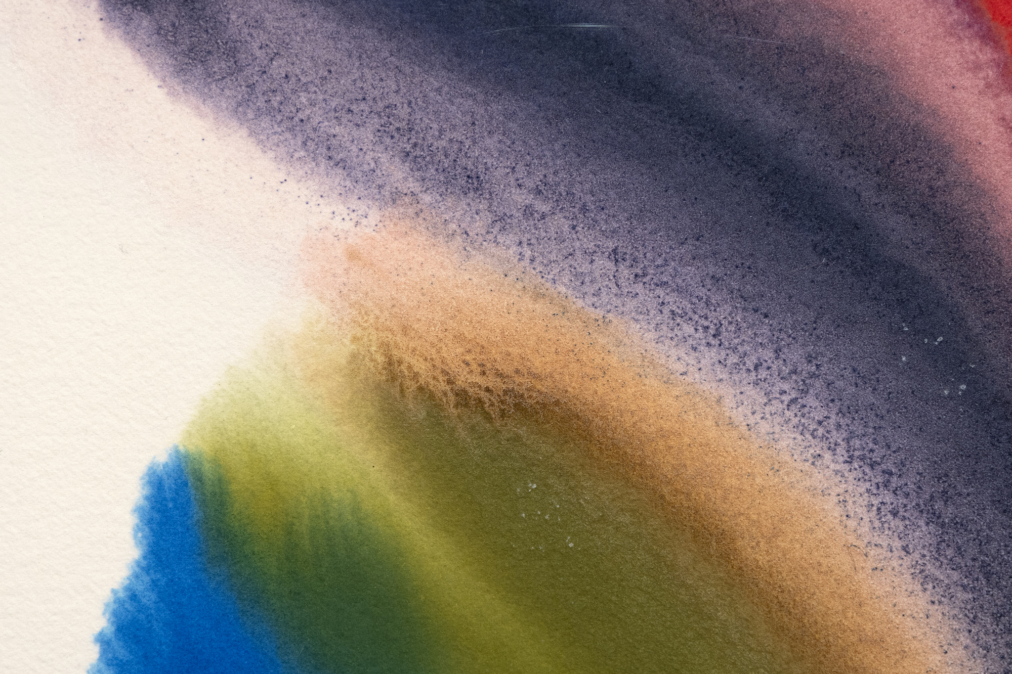 PAUL JENKINS - Phenomena Procession Falls PAUL JENKINS - Phenomena Procession Falls - aquarelle sur papier - 41 3/4 x 30 in.