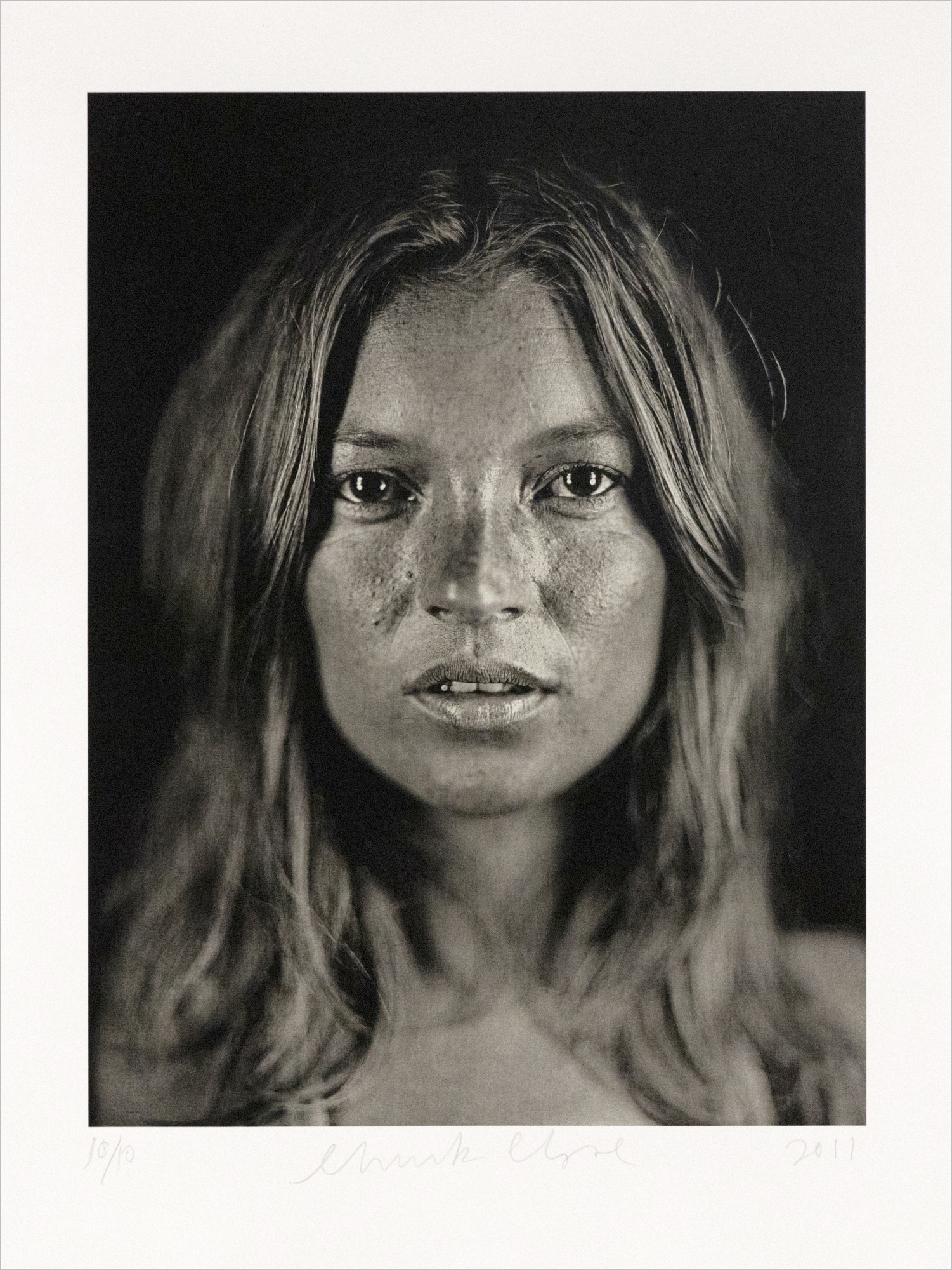 CHUCK CLOSE - Kate تشاك كلوز - كيت - طباعة صبغية أرشيفية - 32 × 24 بوصة.