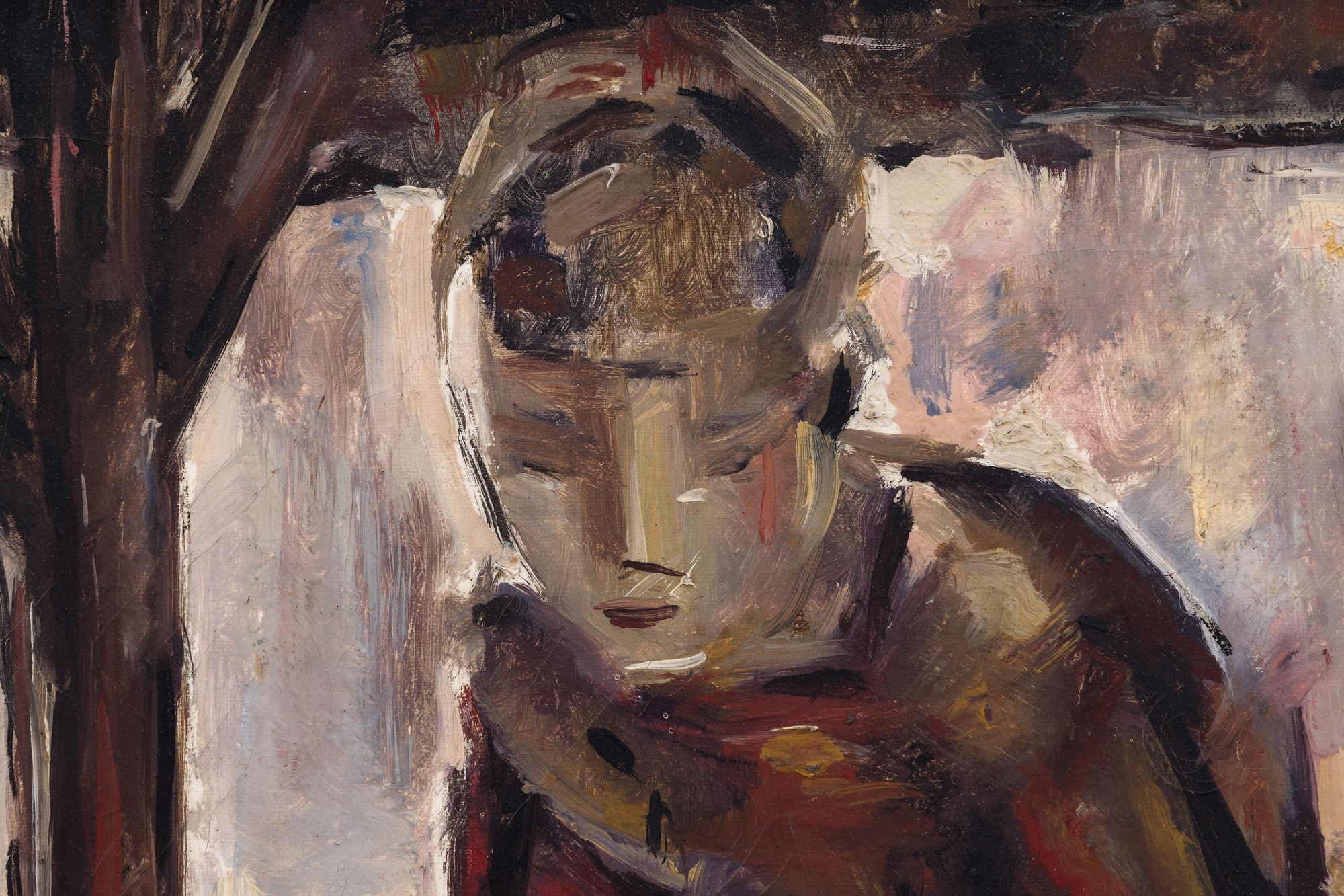 <div><font face=Aptos size=3 color=black>Born in 1881, the same year as fellow Spaniard Pablo Picasso, María Blanchard carved her distinct path within modernist art, blending Cubist influences with emotional depth. <em>"La Comida" </em>demonstrates Blanchard's evolution towards a more figurative style while retaining explicit Cubist references. This shift aligns her work with the “<em>Retour à l'ordre”</em> movement, a tendency many fellow artists embraced at the time. Thematically, “<em>La &nbsp;Comida</em>” recalls van Gogh's early works, particularly "<em>The Potato Eaters</em>" (1885), in both palette and subject matter. Like van Gogh, Blanchard draws attention to the simplicity of rural life, using muted tones of browns, reds, and ochres to convey the grounded, almost austere nature of the figures around the table.</font></div><br><br><div>&nbsp;</div><br><br><div><font face=Aptos size=3 color=black>Blanchard’s work after 1921 progressively bridged the gap between the rigid forms of early Cubism and a more emotive, personal representation of her subjects. Geometric rigors are present, but the scene's naturalistic light and volumetric composition echo Cézanne's influence. The sharp brushstrokes and angular figures evoke a sense of protection, reflecting Blanchard's intention to shield the inner spirit of her characters from the gaze of others. Yet, her sensitive portrayal invites viewers to connect emotionally with her work, engendering a sense of intimacy and quiet communion. Despite the somber palette, there is a subtle warmth, with the figures' inner spirit shielded from judgment, much like those in van Gogh's painting. Yet in synthesizing elements of Cubism, Blanchard added emotional complexity to the rural themes van Gogh explored, making her contribution distinct yet reflective of earlier artistic traditions.</font></div>