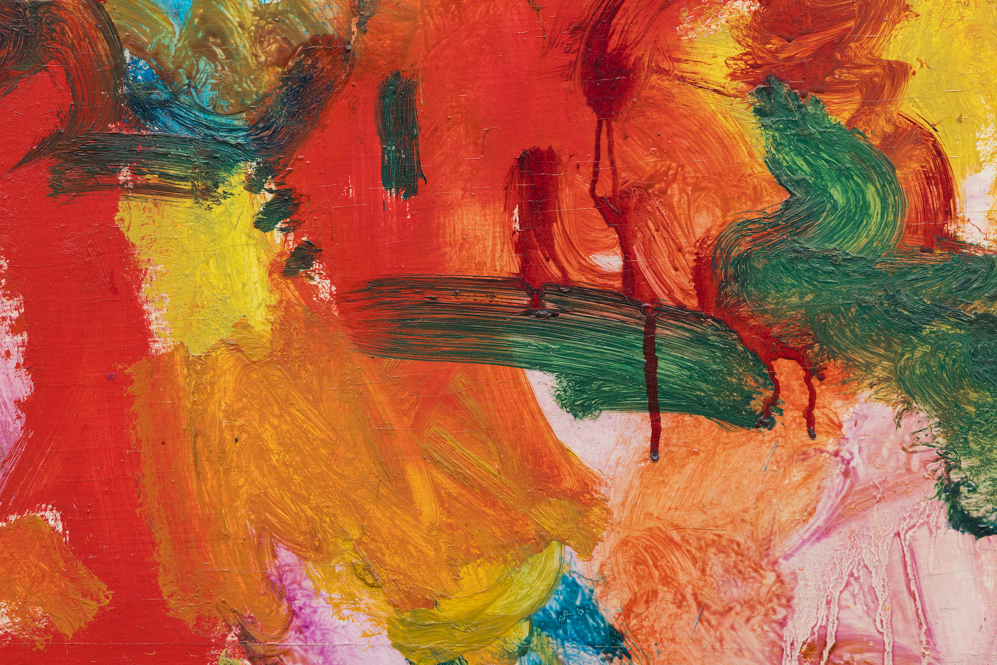 HANS HOFMANN - Landscape No. 108 <div><font face=Lato size=3 color=black>Any analysis of Hans Hofmann’s oeuvre is incomplete without considering his small landscapes, which occupied him between 1940 and 1944. These works capture a pivotal moment in his artistic evolution, transitioning from Matisse-inspired figurative still lifes, portraits, and interiors to the pure abstraction that would later define his career. “Landscape #108” exemplifies this shift. Its compressed composition and severe clustering of intense colors prefigure the artist’s mature works, channeling the same ferocious dynamism that is the hallmark of our appreciation for the artist. The Fauvist palette and electric strokes vibrate with energy, their interplay of light and dark creating a rhythmic tension that feels almost musical. While modest in scale, the painting’s boldness and dynamism hint at the daring risks Hofmann would later embrace in his larger abstractions. Rooted in Fauvism and resonant with Kandinsky’s early work, “Landscape #108” remains a robust testament to Hofmann’s evolving visual language during this transformative period.</font></div>