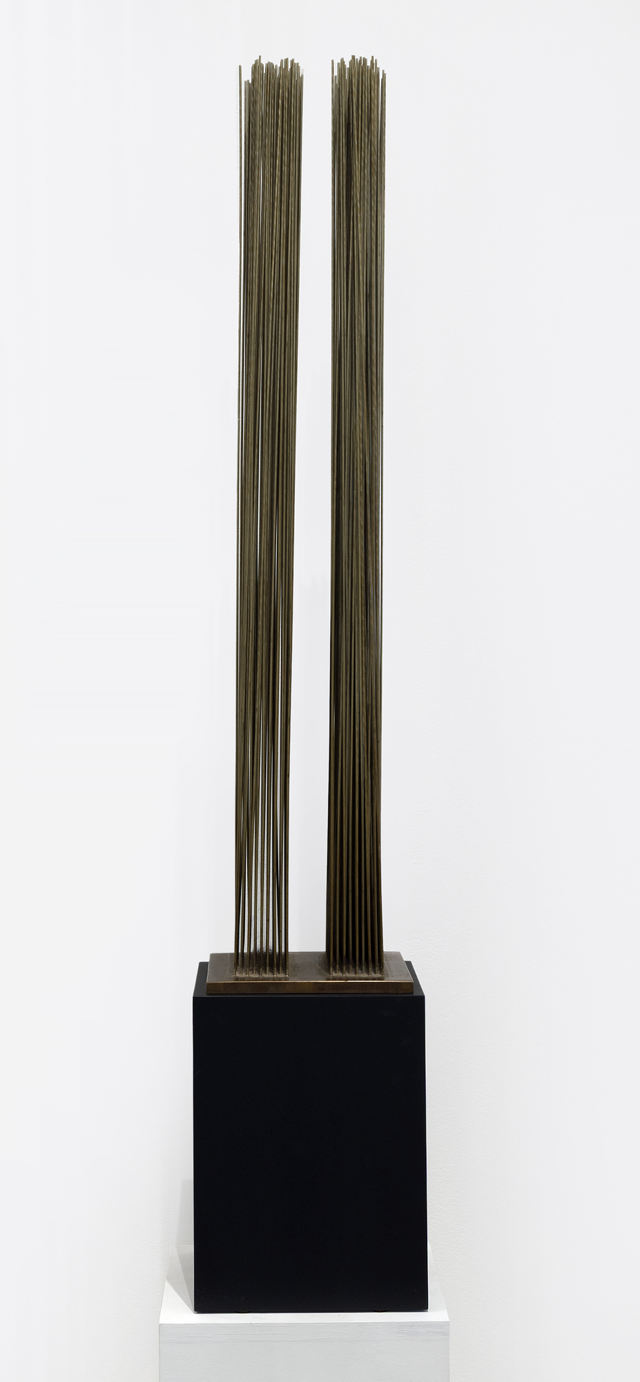 HARRY BERTOIA - Untitled (Sounding Sculpture) HARRY BERTOIA - Untitled (Sounding Sculpture) - beryllium copper and bronze with wood base - 36 1/2 x 8 x 8 in.