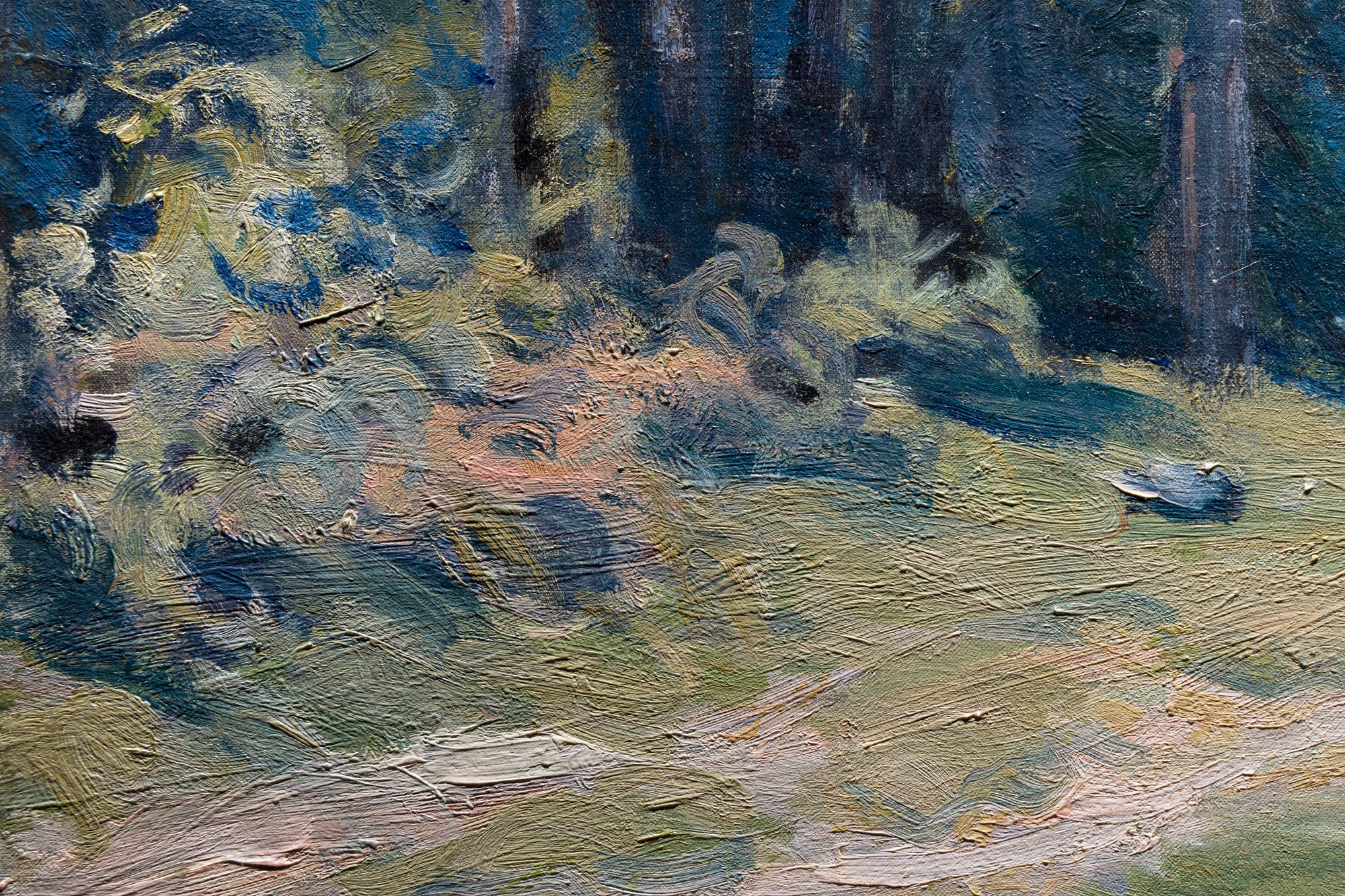 <div>Alfred Sisley’s Cavalier en lisière de forêt (Horseman on the Edge of the Forest), from 1875, is a luminous painting depicting a tranquil road near Marly-le-Roi, where Sisley found creative renewal after moving from Paris’s Batignolles quarter. This work, included in the 2021 catalogue raisonné of the work of Alfred Sisley prepared by Francois Daulte with Galerie Brame &amp; Lorenceau and the Comité Alfred Sisley as no.196, showcases his unrivaled commitment to plein-air painting, even compared to Impressionist peers like Monet and Pissarro. Likely executed entirely outdoors, it captures the immediacy of a summer morning with feathery brushstrokes of muted greens, ochres, and blues, rendering a path winding into a forest, a lone horseman, and two figures—one with a parasol. </div><br><br><div>&nbsp;</div><br><br><div>Sisley’s move to Marly-le-Roi, driven by a love for greenery and the need to support his young family amid financial strain post-Franco-Prussian War, shaped this work. Painted after the 1874 Impressionist exhibition’s disappointing sales, it reflects resilience. The diffused light and geometric composition—path and trees anchoring a vast sky—evoke the region’s gentle haze. Camille Pissarro, a close colleague, hailed Sisley as “a great and beautiful artist, in my opinion he is a master equal to the greatest” (Pissarro, quoted in C. Lloyd, ‘Alfred Sisley and the Purity of Vision’, pp. 5-33, M. Stevens (ed.), Alfred Sisley, exh. cat., New Haven and London, 1992, p. 8). The 2021 Brame and Lorenceau catalogue notes 360 of Sisley’s 1,013 oil paintings reside in museums, affirming his legacy. </div><br><br><div>&nbsp;</div><br><br><div>This concise yet evocative piece offers collectors a rare glimpse into Sisley’s mastery, blending nature’s beauty with Impressionist innovation. </div>