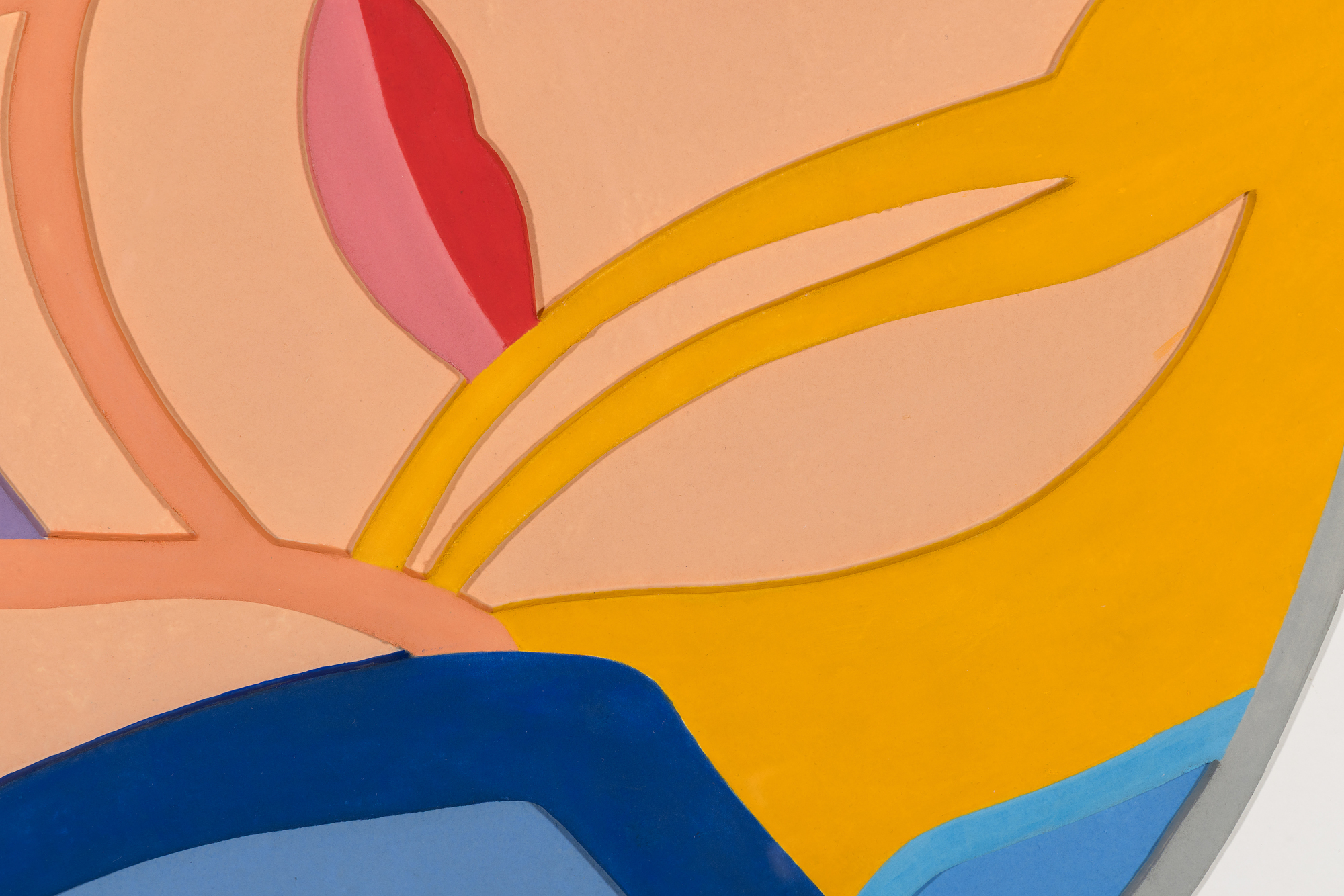 TOM WESSELMANN - Blonde Vivienne - Impresión Mixografia® sobre papel artesanal - 102,9 x 102,9 cm.