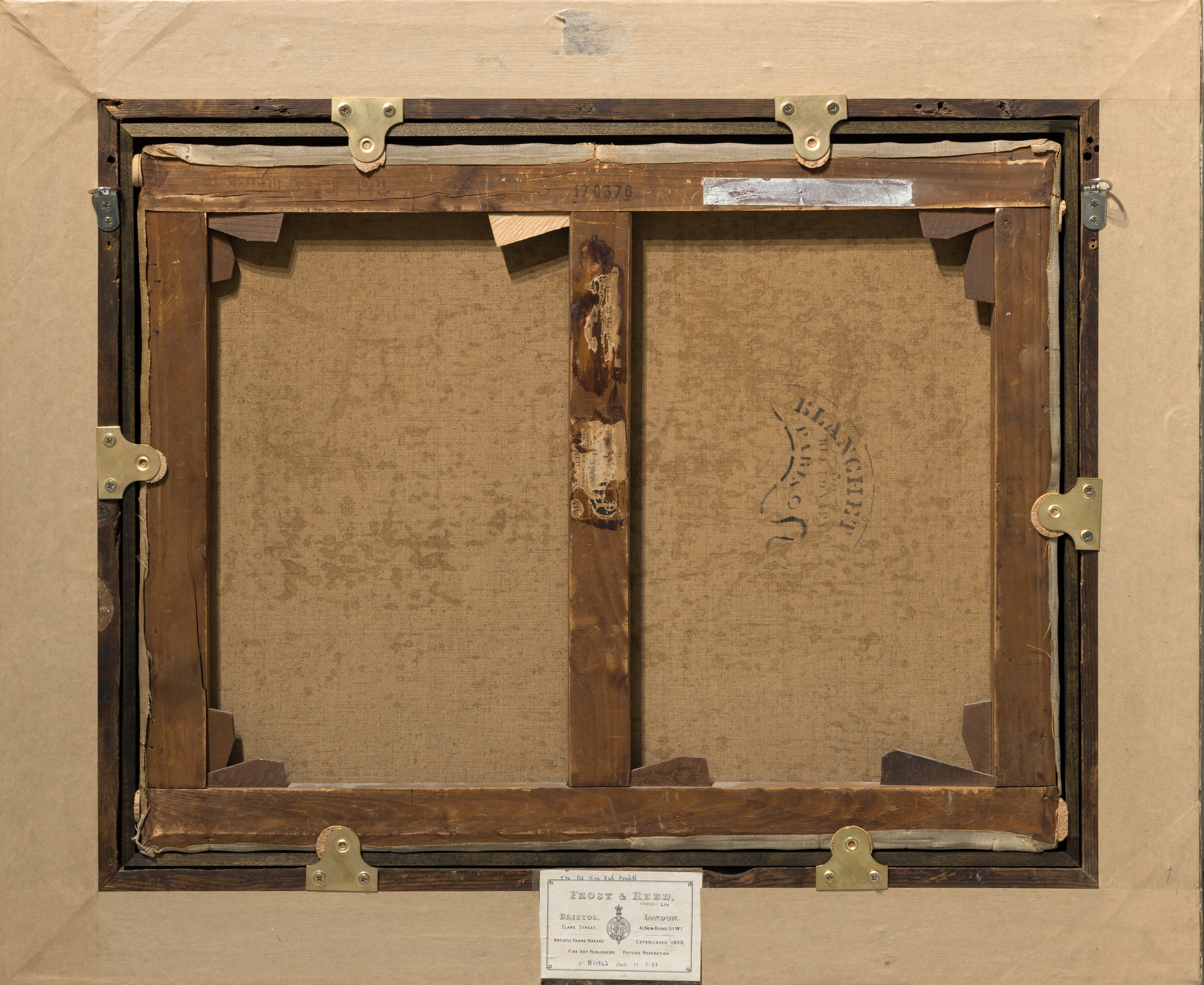 <div>Paul Signac’s "Pilote de la Meuse" (1924) is a refined late masterpiece that unites his devotion to color theory with his lifelong love of sailing. The composition is rigorously constructed around a highly structured framework of verticals and horizontals—the horizon line, the river’s surface, and the upright masts establish a sense of order and clarity. This geometry is gently softened by subtle diagonals: the angled masts, the slanted smokestack of a distant tugboat, and the wind-filled sails introduce movement and visual counterpoint without disrupting the overall balance.</div><br><br><div>&nbsp;</div><br><br><div>Executed in predominantly blue and green tones, the painting exemplifies Signac’s evolved Neo-Impressionist technique. While he and Georges Seurat pioneered pointillism as a scientific, color-theory-driven alternative to Impressionism, Signac’s later works from the 1910s and 1920s mark a decisive shift. Here, the earlier tight dots give way to broader, rectangular “mosaic strokes,” allowing color to carry greater physical presence and expressive freedom. The water in the foreground becomes a vibrant checkerboard of shifting hues, conveying turbulent weather, moving light, and wind-driven currents.</div><br><br><div>&nbsp;</div><br><br><div>A single prominent sailboat dominates the scene, accompanied by a few smaller vessels and the tugboat in the distance, whose swirling smoke animates the sky. This restrained yet dynamic marine subject reflects Signac’s deep personal connection to sailing—he owned 32 boats and traveled extensively by water.</div><br><br><div>&nbsp;</div><br><br><div>Similar maritime scenes from this mature period are held in major institutional collections, including the Minneapolis Institute of Art, The Metropolitan Museum of Art, and the Musée d’Orsay, underscoring the significance of this composition within Signac’s final artistic phase.</div><br><br><div>&nbsp;</div><br><br><div>The painting is accompanied by exceptional archival material: nine typed onion skins by Edmond Sussfeld; three autograph letters signed by Paul Signac; two autograph letters and the original invoice from the merchant Léon Marseille; and a certificate of authenticity from Mrs. Marina Ferretti-Bocquillon, providing outstanding historical context and provenance.</div>