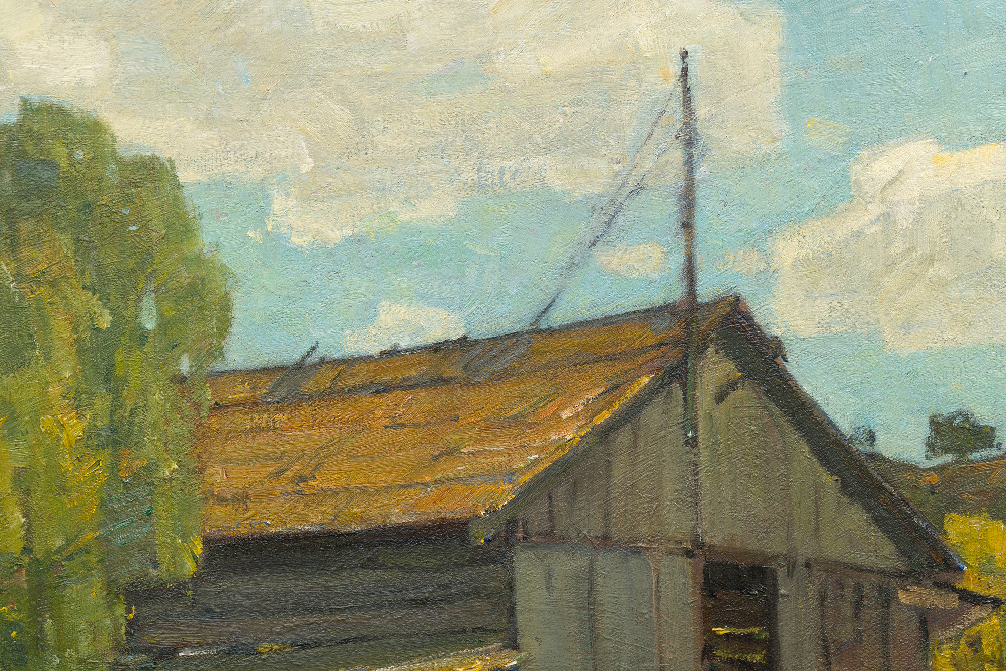 WILLIAM WENDT - Reminiscence - oil on canvas - 24 x 36 in.