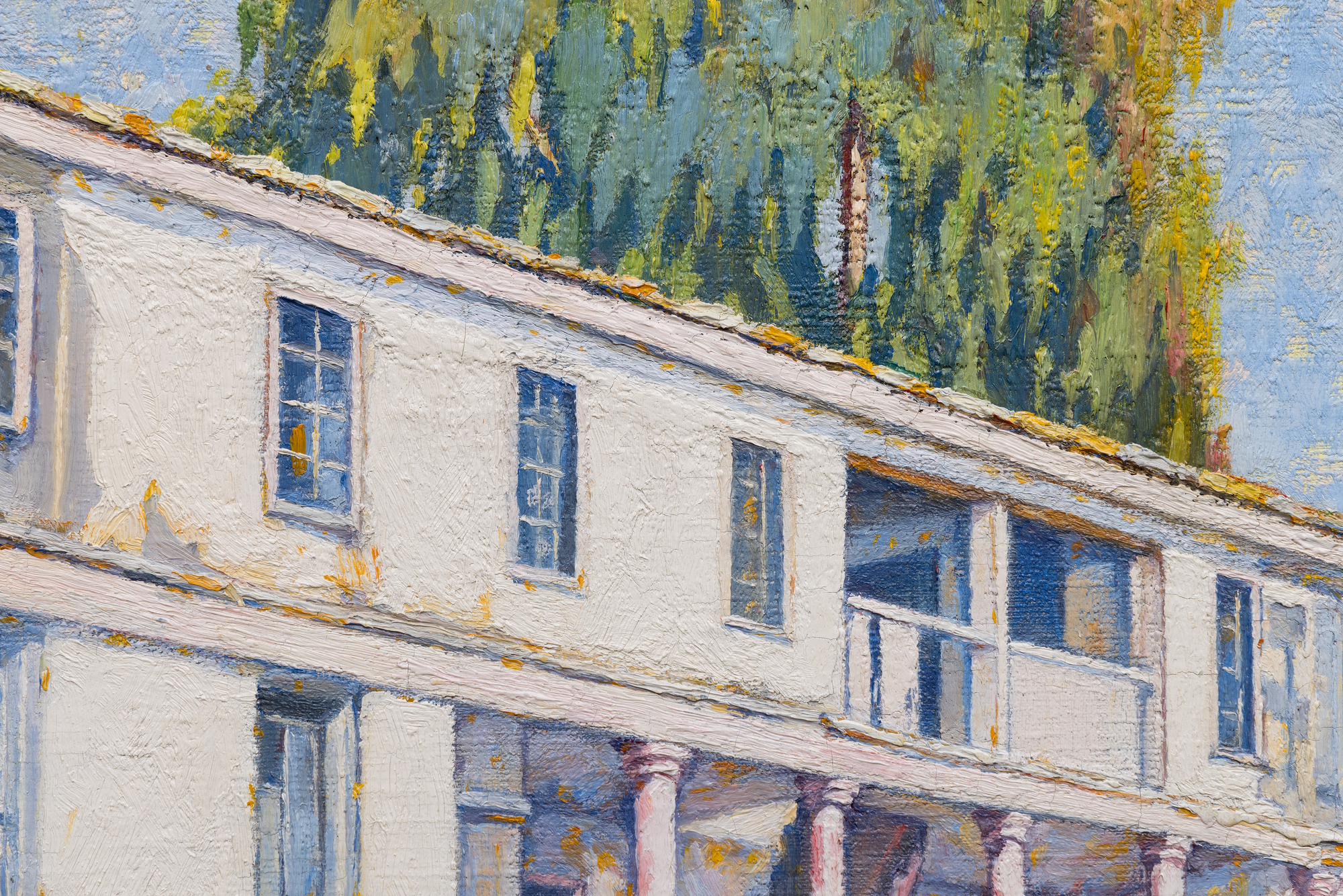 M. EVELYN MCCORMICK - The Washington Hotel - oil on canvas - 30 x 40 in.