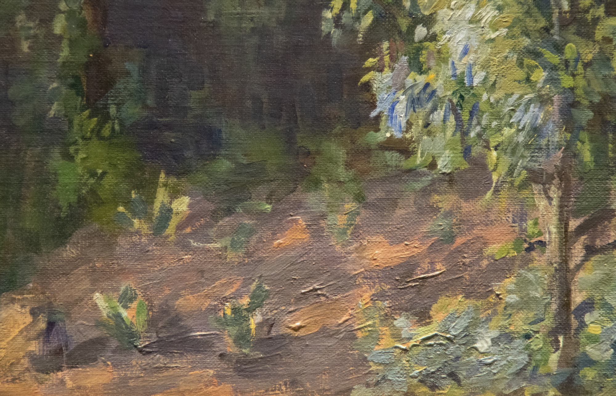 GUSTAVE CAILLEBOTTE - Vue du jardin de l’artiste et de la Vallée de I'Yerres GUSTAVE CAILLEBOTTE - Vue du jardin de l’artiste et de la Vallée de I'Yerres - oil on canvas - 19 1/8 x 25 1/2 in.