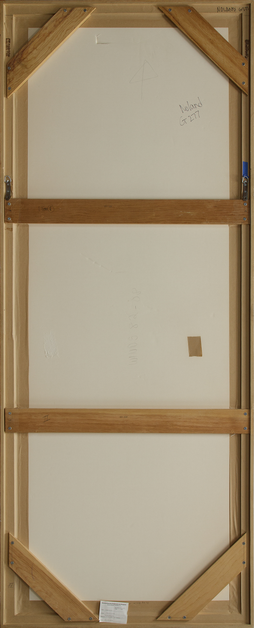 كينيث نولو-الرياح 82-08-رسمت النمط الأحادي علي الورق المصنوع يدويا-86 × 32 في.