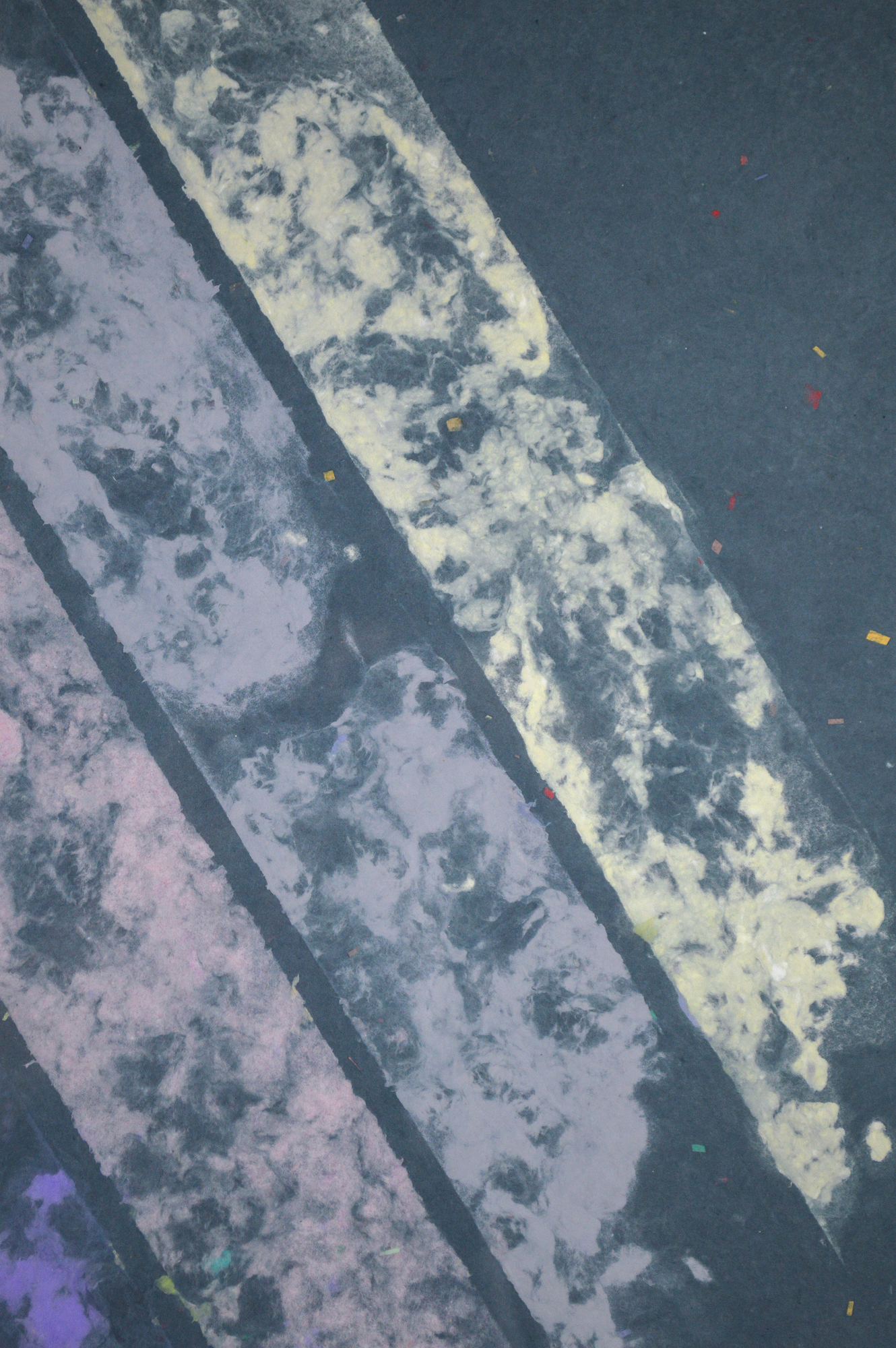 KENNETH NOLAND - Diagonal Stripe VI-21 KENNETH NOLAND - Diagonal Stripe VI-21 - handmade paper - 48 x 33 1/2 in.