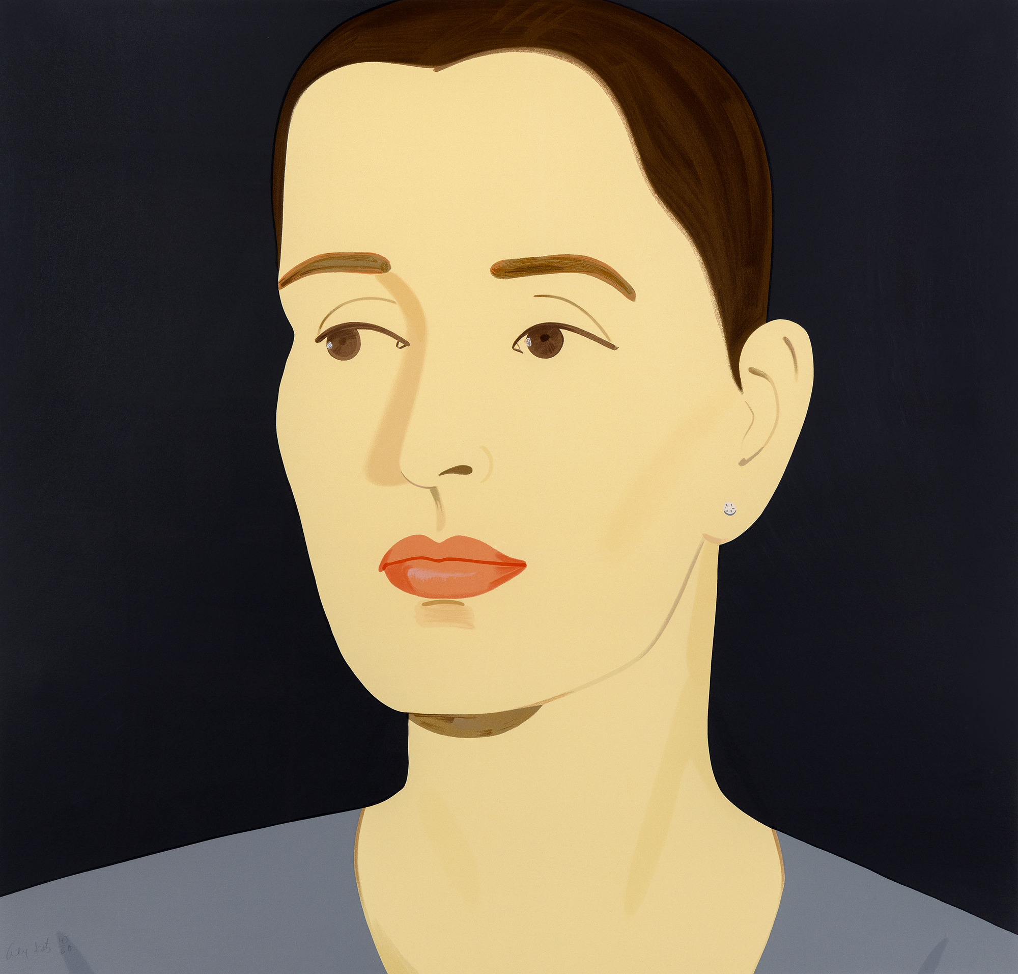 ALEX KATZ - Vivien ALEX KATZ - Vivien - silkscreen on museum board - 39 x 41 in.