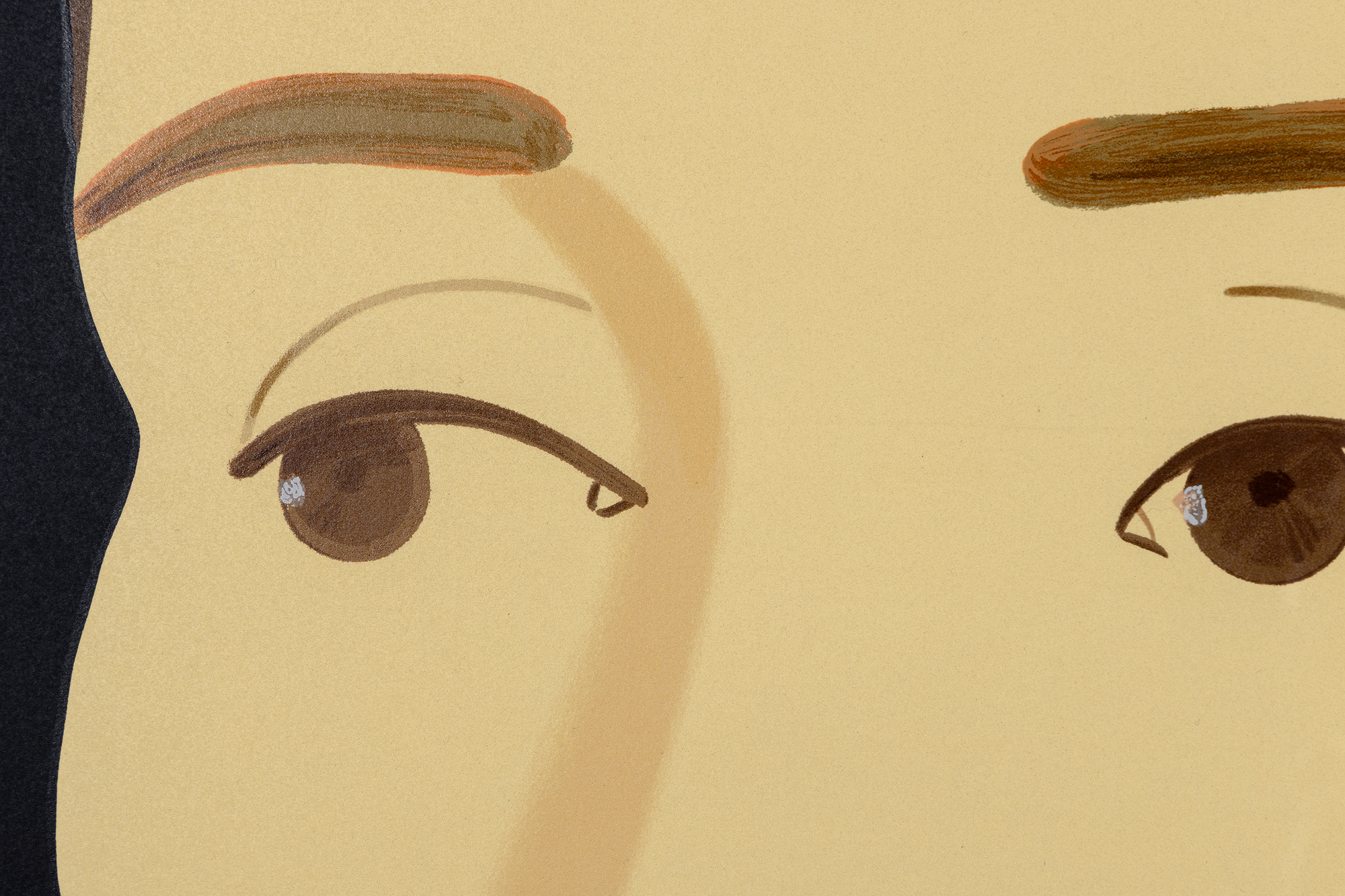 ALEX KATZ - Vivien ALEX KATZ - Vivien - silkscreen on museum board - 39 x 41 in.
