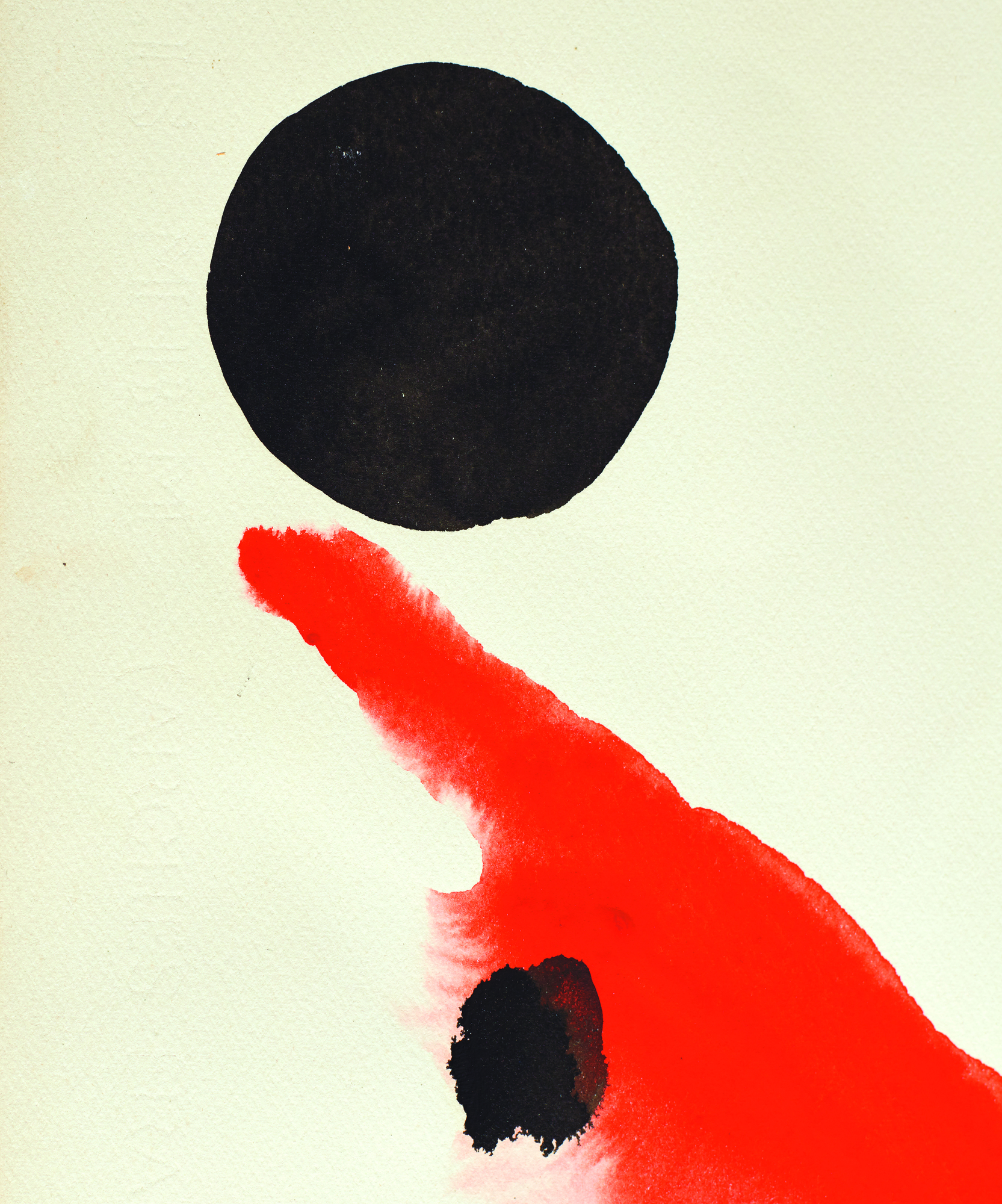 ALEXANDER CALDER - Colonial Organisms - Gouache und Tinte auf Papier - 43 x 29 1/2 in.