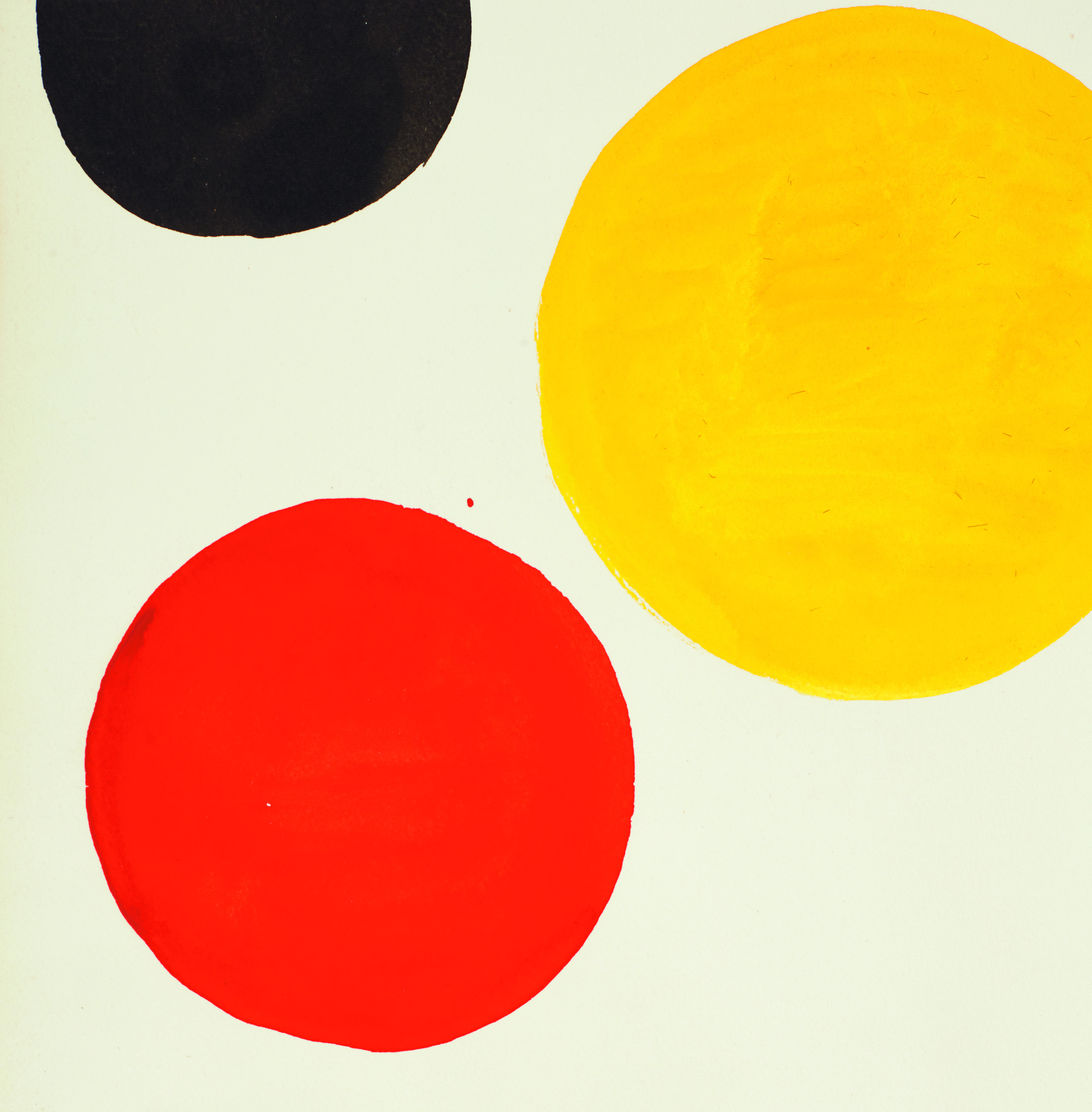 ALEXANDER CALDER - Colonial Organisms - ガッシュ、インク、紙 - 43 x 29 1/2 in.