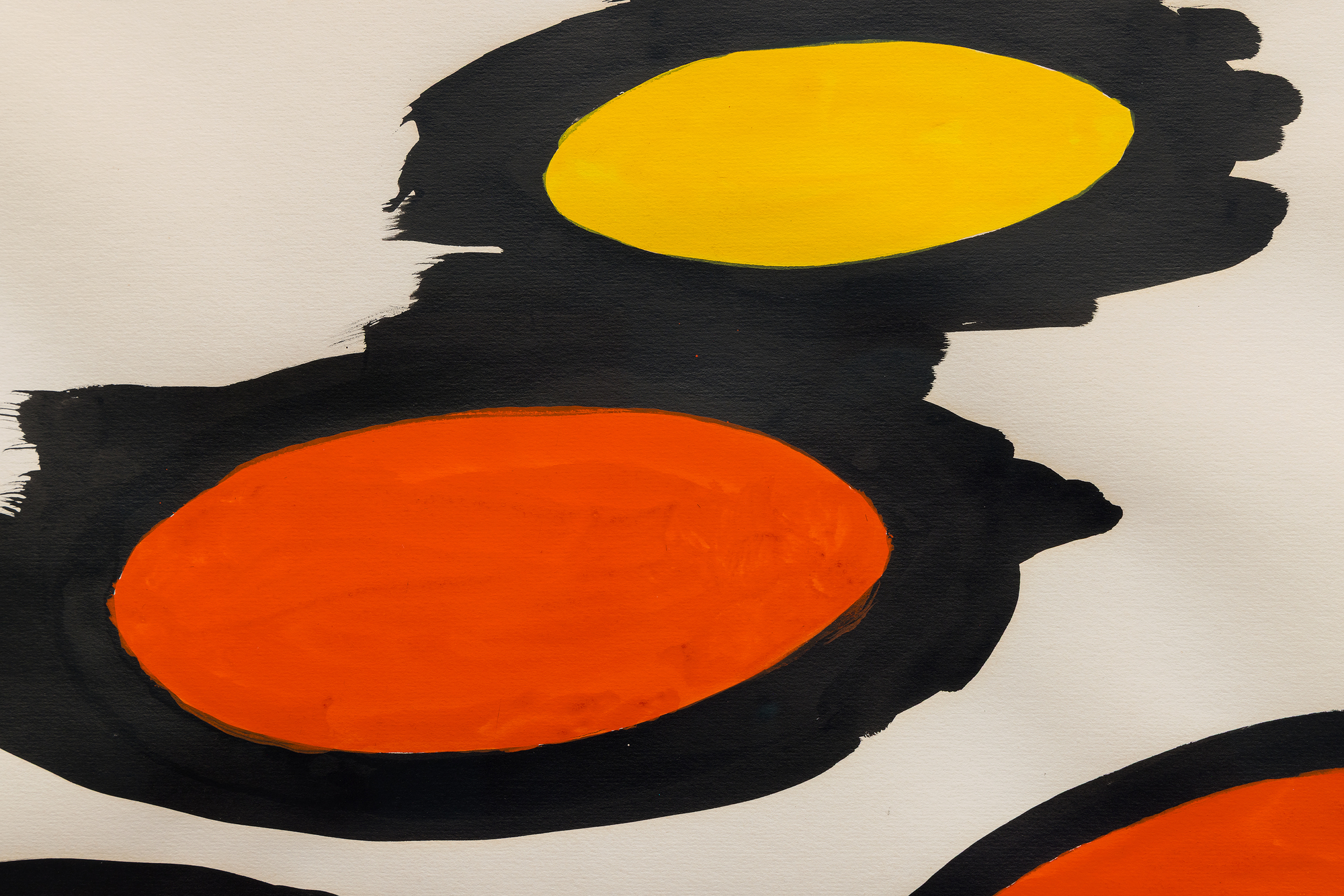 ALEXANDER CALDER - Soucoupes Volantes ALEXANDER CALDER - Soucoupes Volantes - gouache - 29 3/8 x 43 1/4 in.