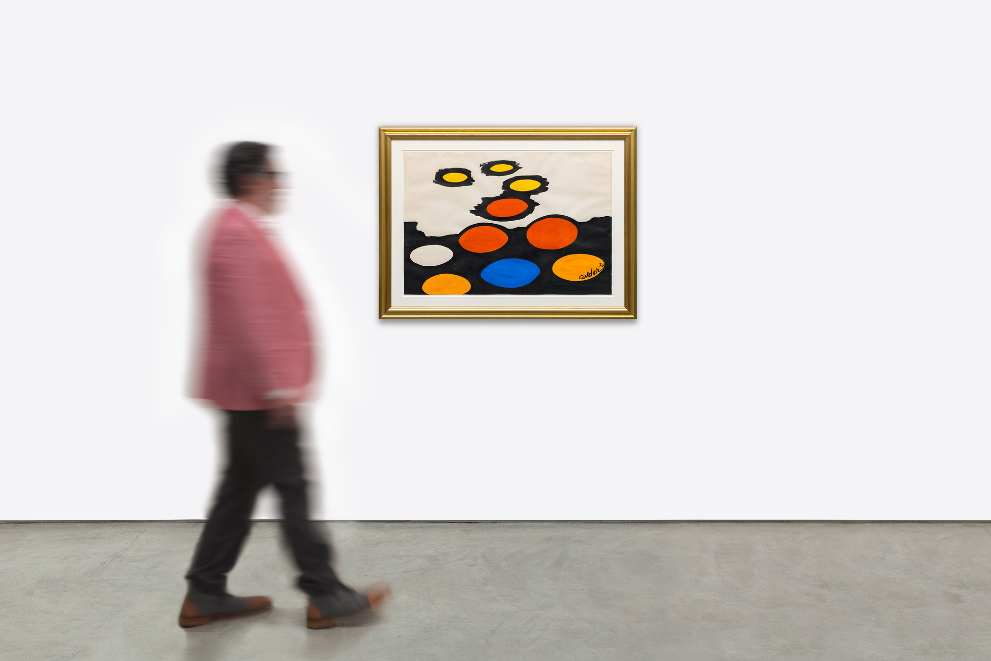 ALEXANDER CALDER - Soucoupes Volantes ALEXANDER CALDER - Soucoupes Volantes - gouache - 29 3/8 x 43 1/4 in.