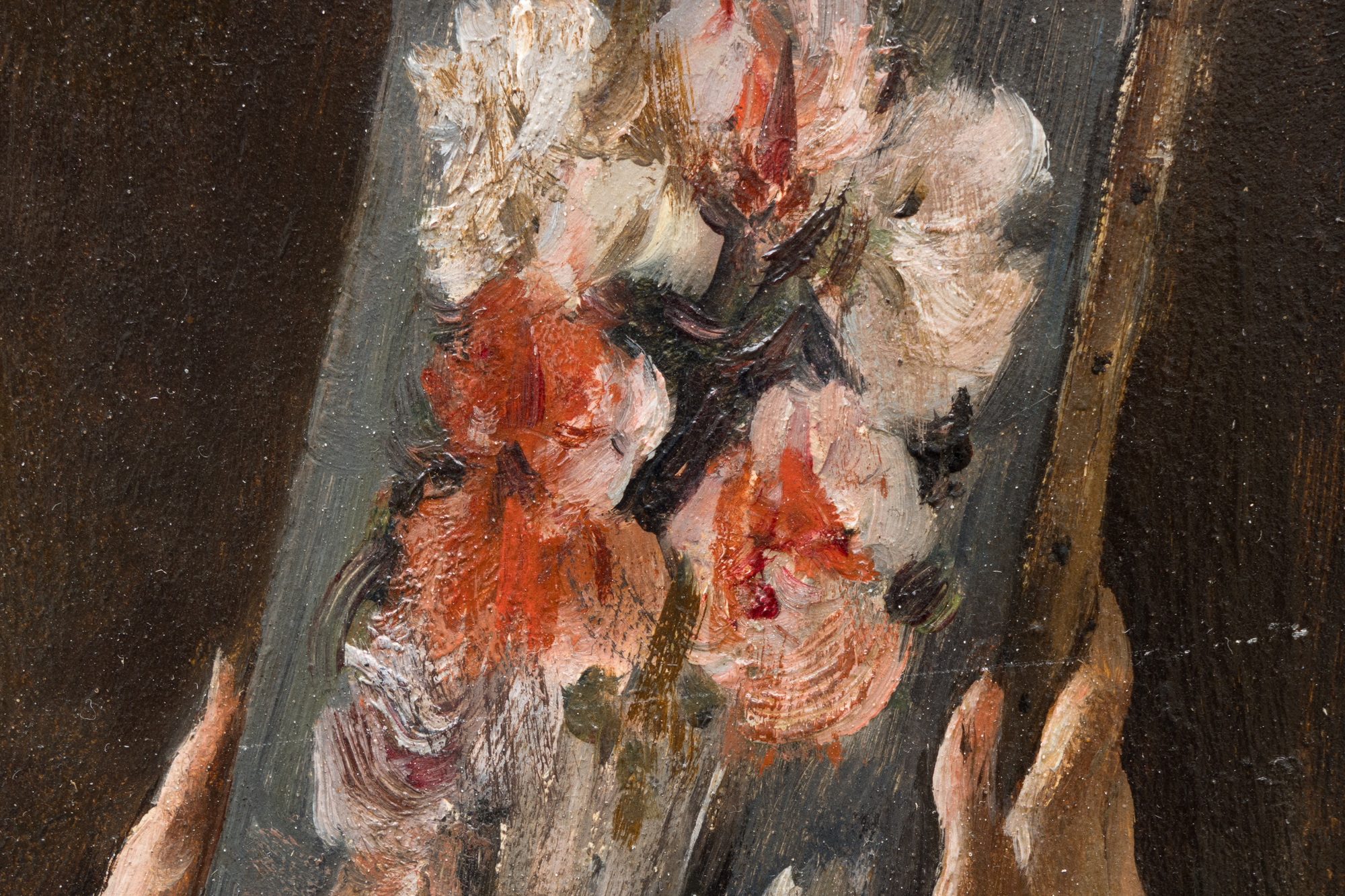 ALFRED STEVENS - The Connoisseur - oil on panel - 8 7/8 x 6 7/8 in.