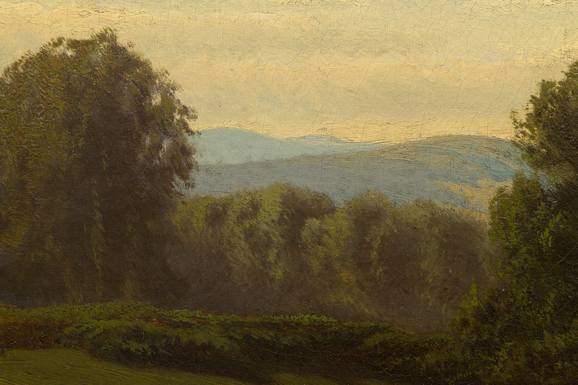ALFRED THOMPSON BRICHER - Esopus Creek - oil on canvas - 20 x 40 in.