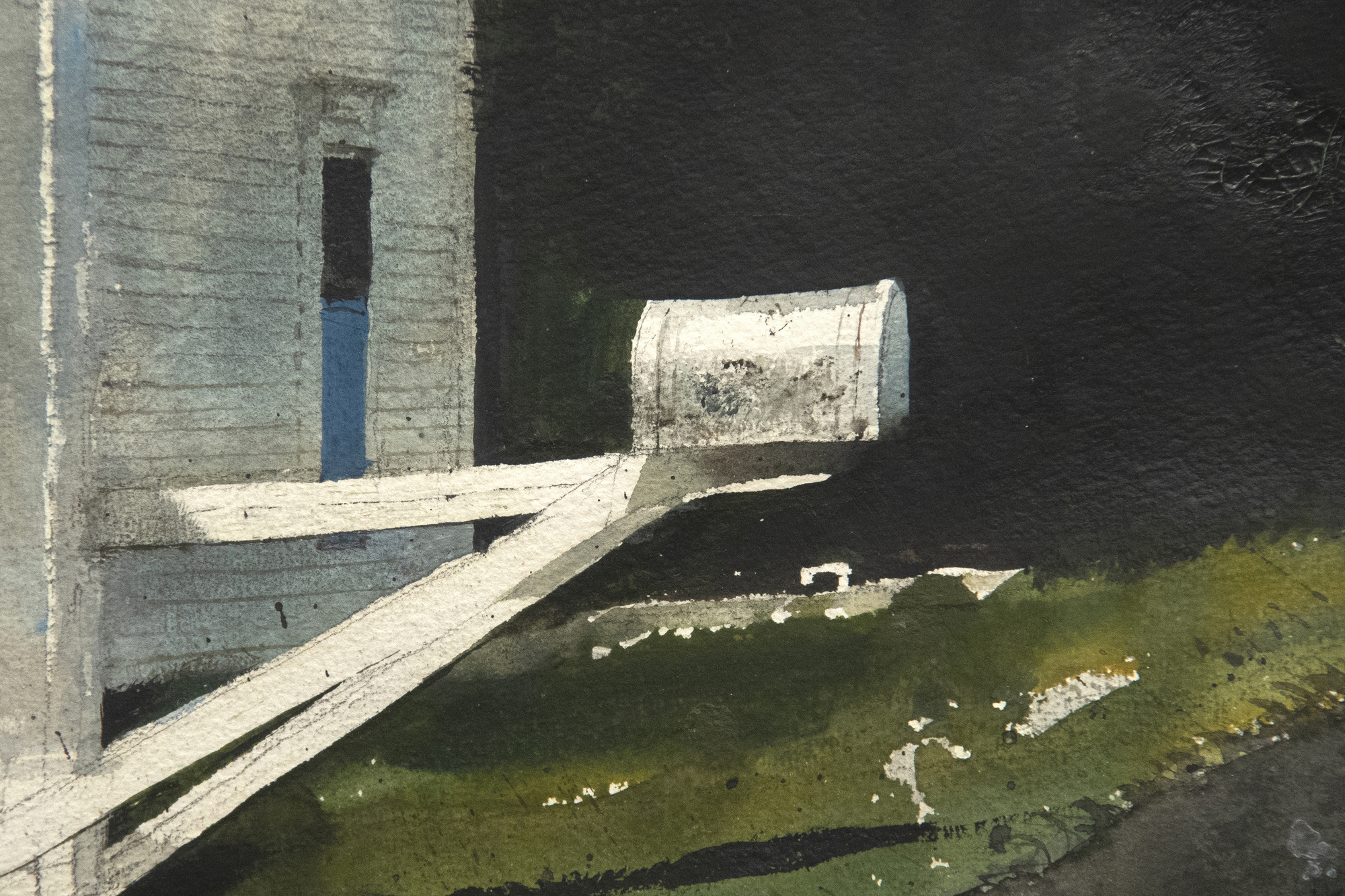 ANDREW WYETH - Star Route - watercolor on paper - 21 1/4 x 29 in.