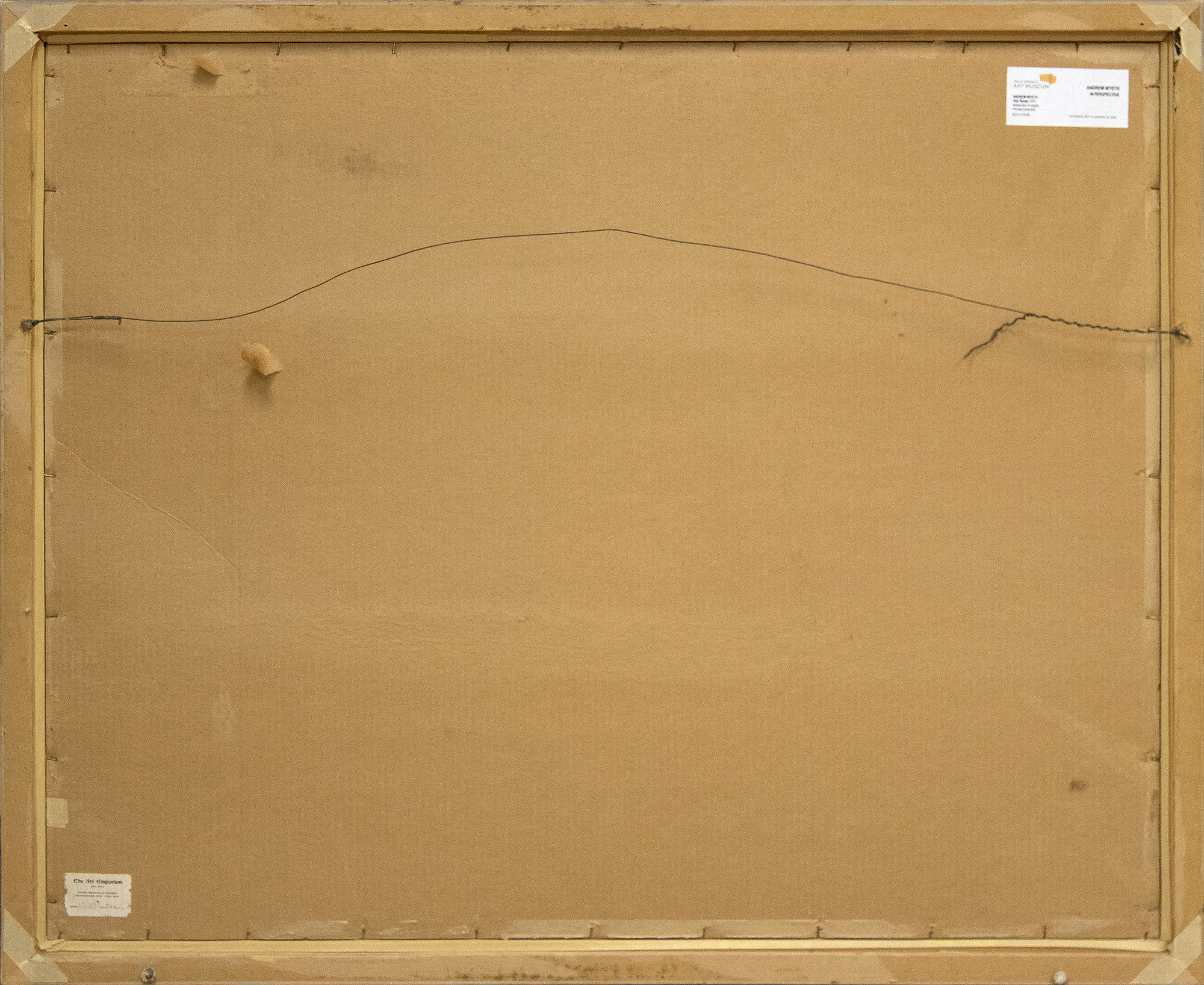 ANDREW WYETH - Star Route - watercolor on paper - 21 1/4 x 29 in.