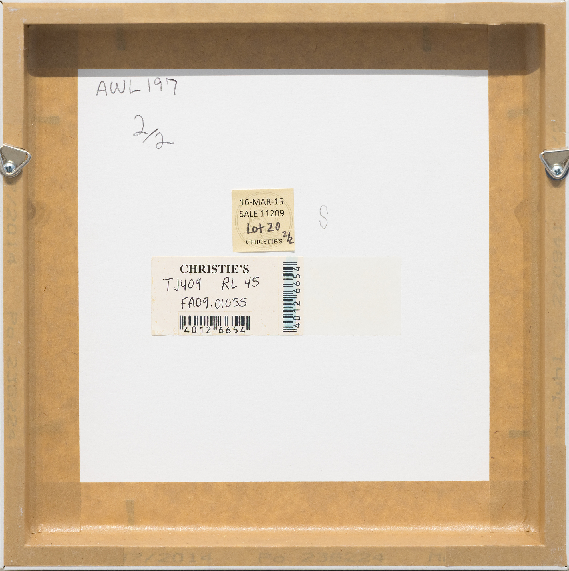 ANDY WARHOL - Committee 2000 Champagne Glasses ANDY WARHOL - Committee 2000 Champagne Glasses - Polaroid auf Karton - 4 1/4 x 3 3/8 in. ea.