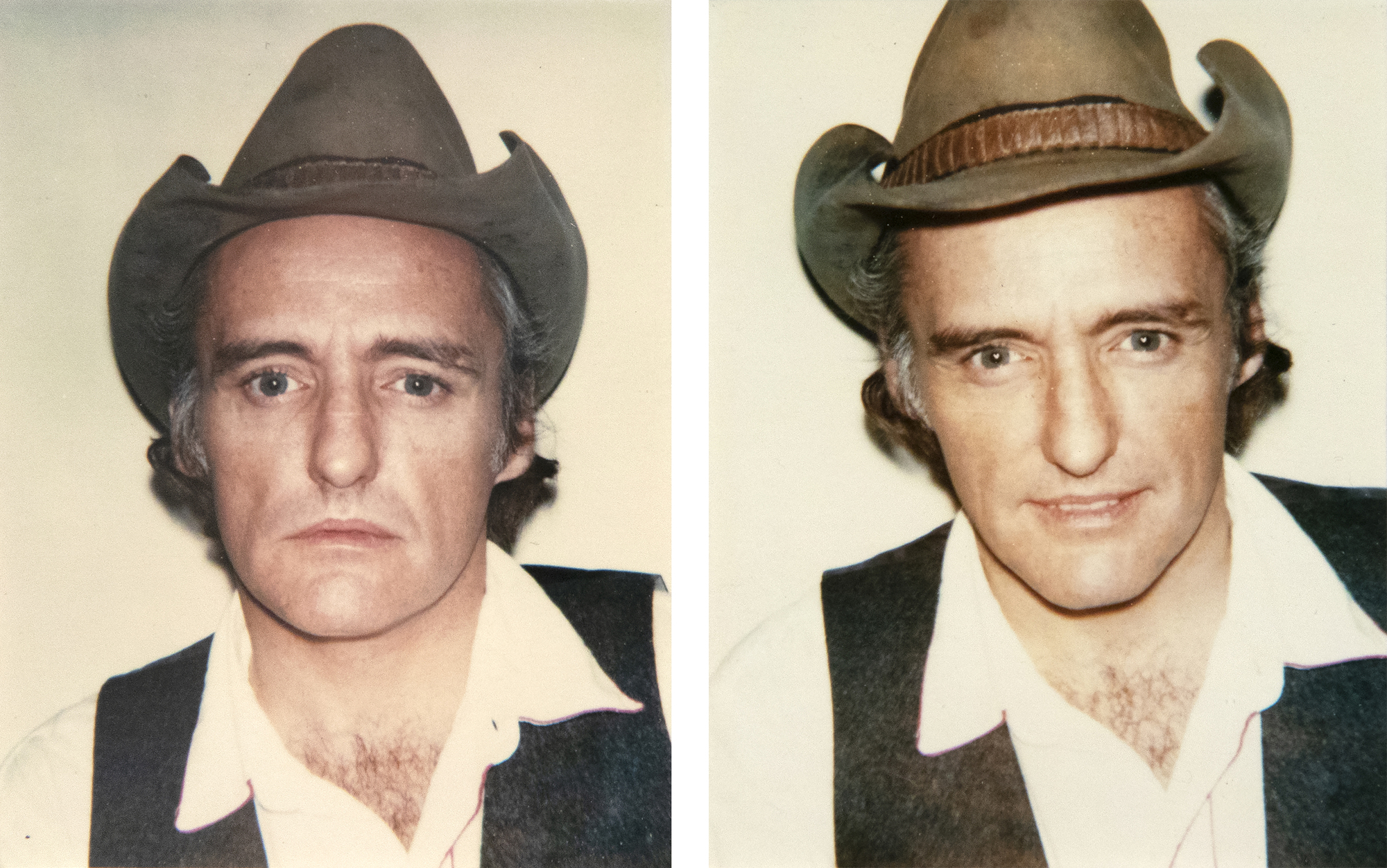 ANDY WARHOL - Dennis Hopper ANDY WARHOL - Dennis Hopper - Polaroid, Polacolor - 4 1/4 x 3 3/8 in. ea.