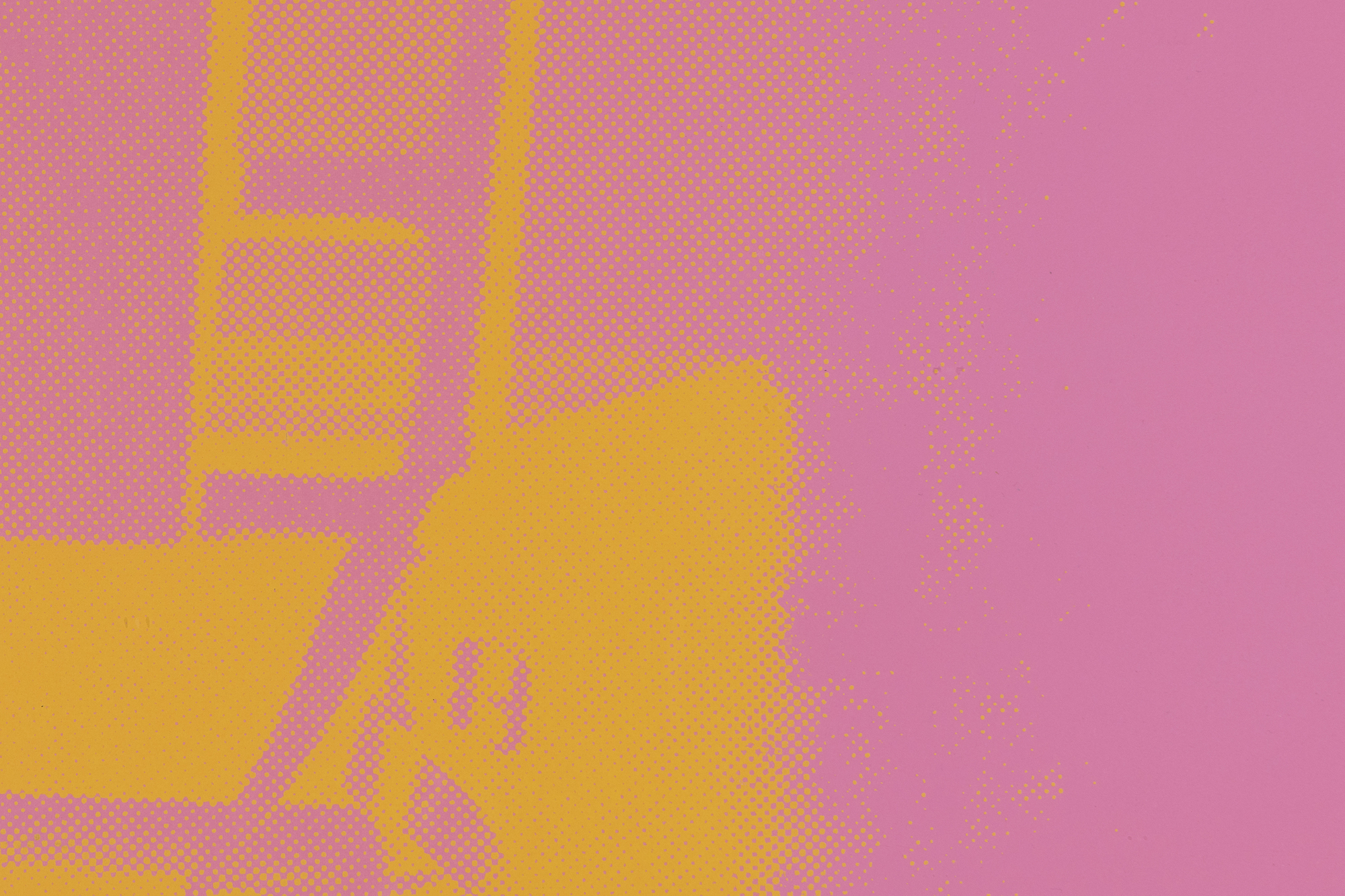 ANDY WARHOL - Electric Chair - screenprint in colors on woven paper - 35 1/4 x 47 3/4 in.