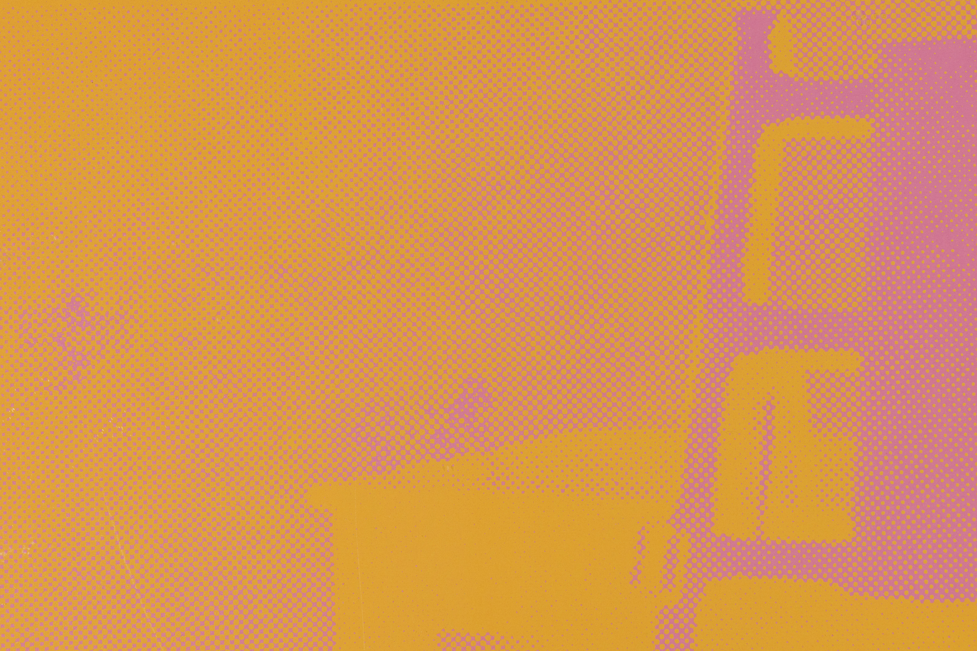 ANDY WARHOL - Electric Chair - screenprint in colors on woven paper - 35 1/4 x 47 3/4 in.