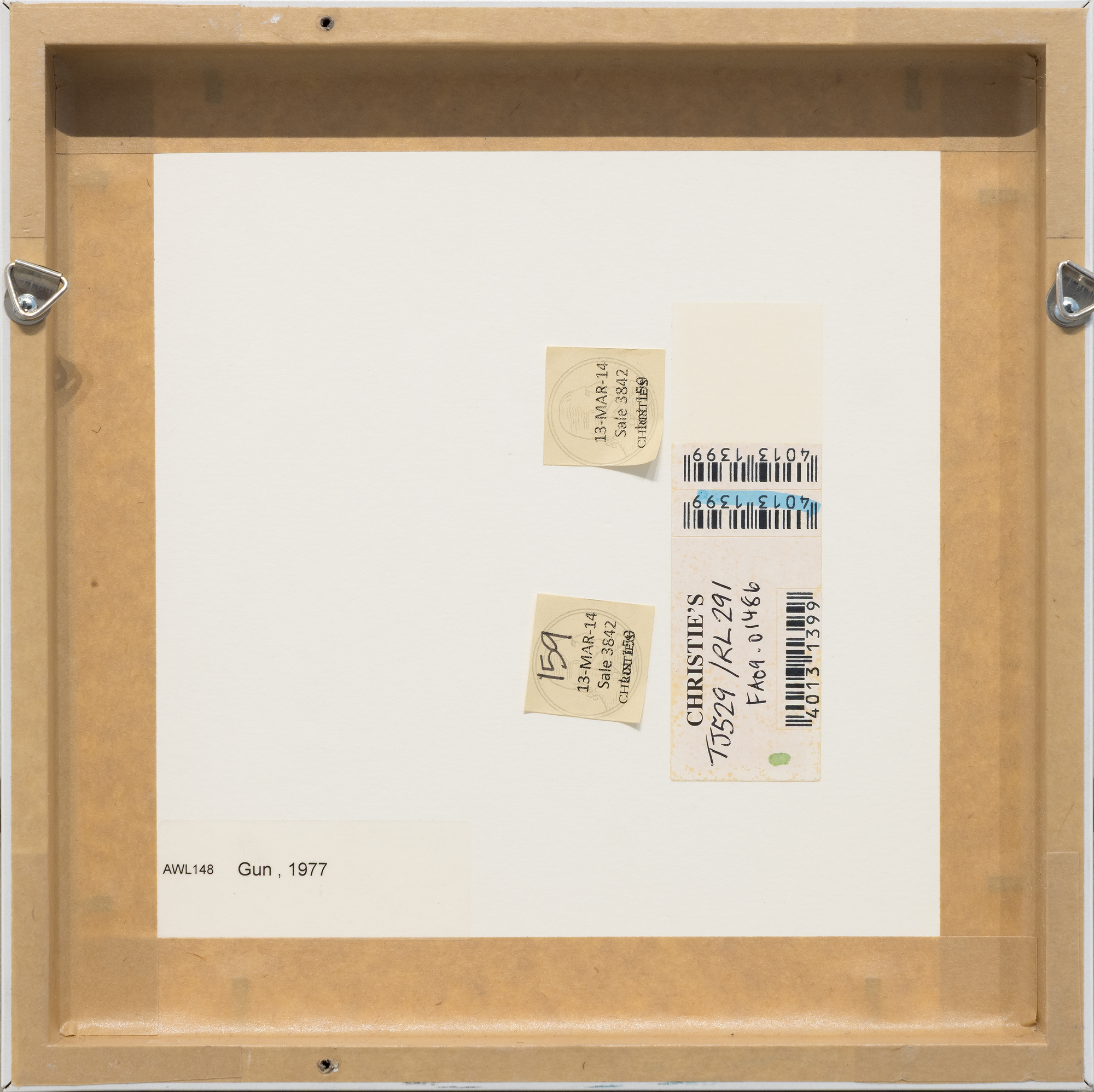 ANDY WARHOL - Gun ANDY WARHOL - Gun - Polaroid, Polacolor - 4 1/4 x 3 3/8 in.