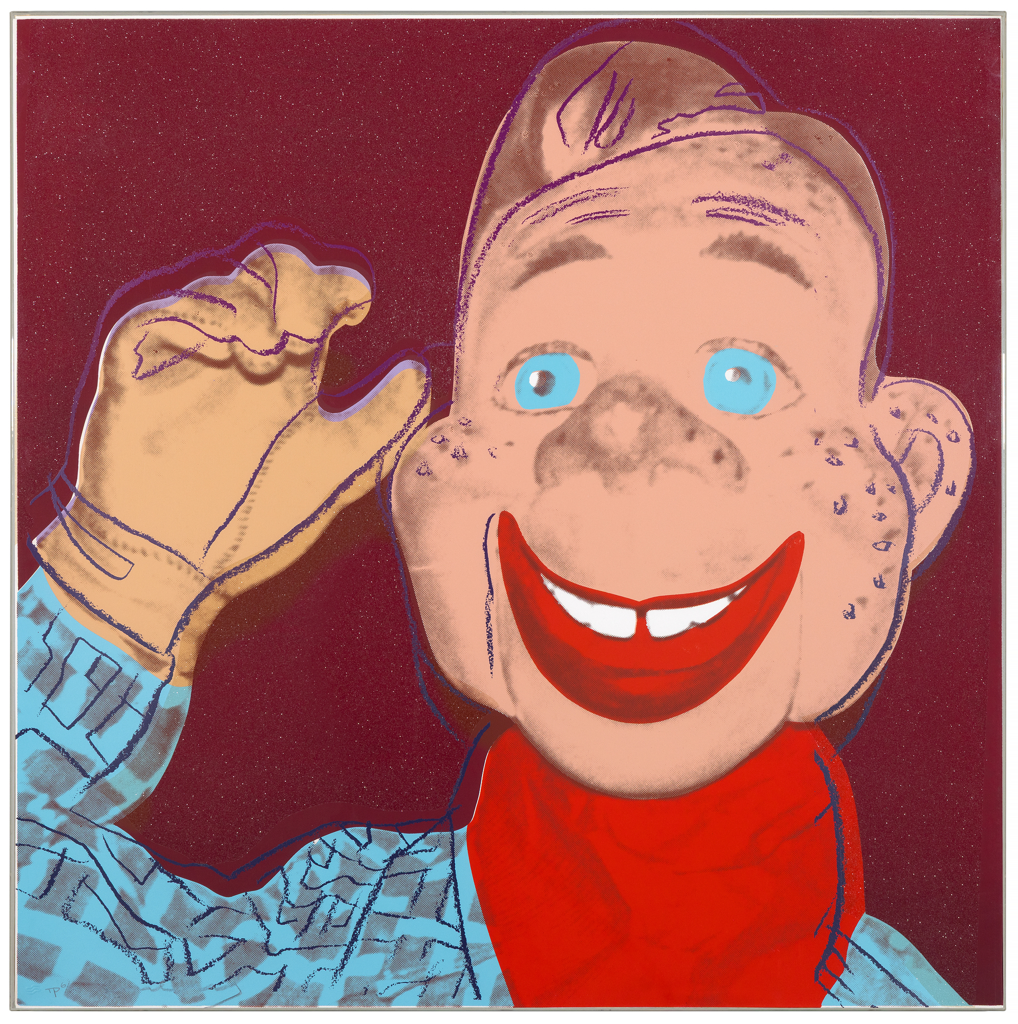 ANDY WARHOL - Howdy Doody ANDY WARHOL - Howdy Doody - screenprint - 38 x 38 in.