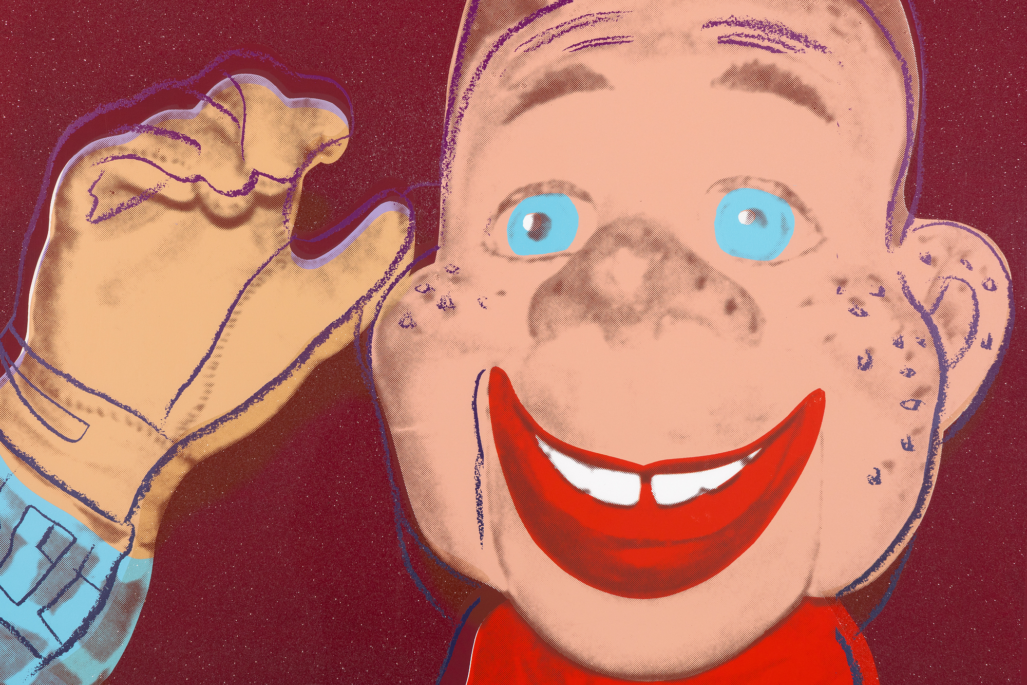 ANDY WARHOL - Howdy Doody ANDY WARHOL - Howdy Doody - screenprint - 38 x 38 in.