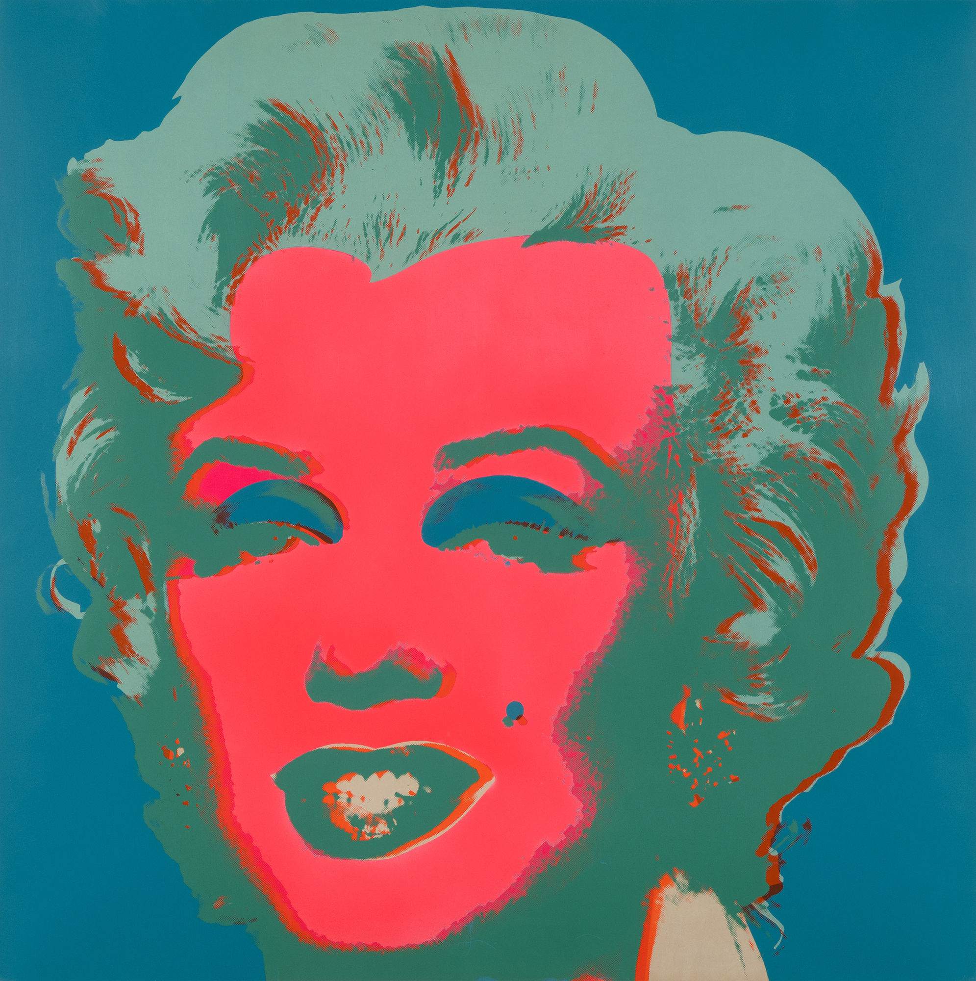 ANDY WARHOL - Marilyn No. 30 <div><font face=Lato size=3>Andy Warhol’s "Marilyn #30" (1967) is part of the artist’s landmark Marilyn portfolio, one of his most celebrated and sought-after series. From an edition of 250 (this work numbered 138/250, with 26 artist’s proofs), the portfolio is represented in major institutions including the Museum of Modern Art, New York. </font></div>
<br>
<br><div><font face=Lato size=3> </font></div>
<br>
<br><div><font face=Lato size=3>Based on a publicity still from the 1953 film Niagara, Warhol’s Marilyns epitomize his fascination with celebrity, mass media, and the power of the reproduced image. Each print in the series was created with five screens—one carrying the photographic likeness and four for areas of color—deliberately layered with bold hues that are at times slightly off-register. This misalignment heightens the tension between glamour and artifice, echoing the fragile brilliance of Marilyn Monroe’s own persona. </font></div>
<br>
<br><div><font face=Lato size=3> </font></div>
<br>
<br><div><font face=Lato size=3>As one of Warhol’s defining bodies of work, the "Marilyn" prints remain icons of Pop Art, merging Hollywood stardom with silkscreen’s mechanical repetition to create a timeless meditation on fame, desire, and image. </font></div>