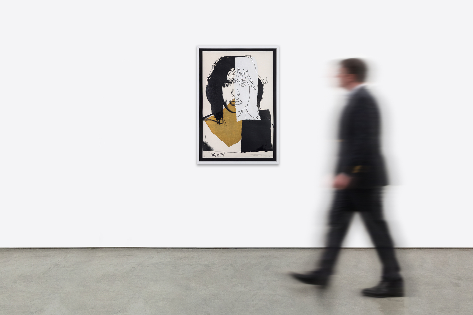 ANDY WARHOL - Mick Jagger ANDY WARHOL - Mick Jagger - screenprint in colors - 43 5/8 x 28 3/4 in.