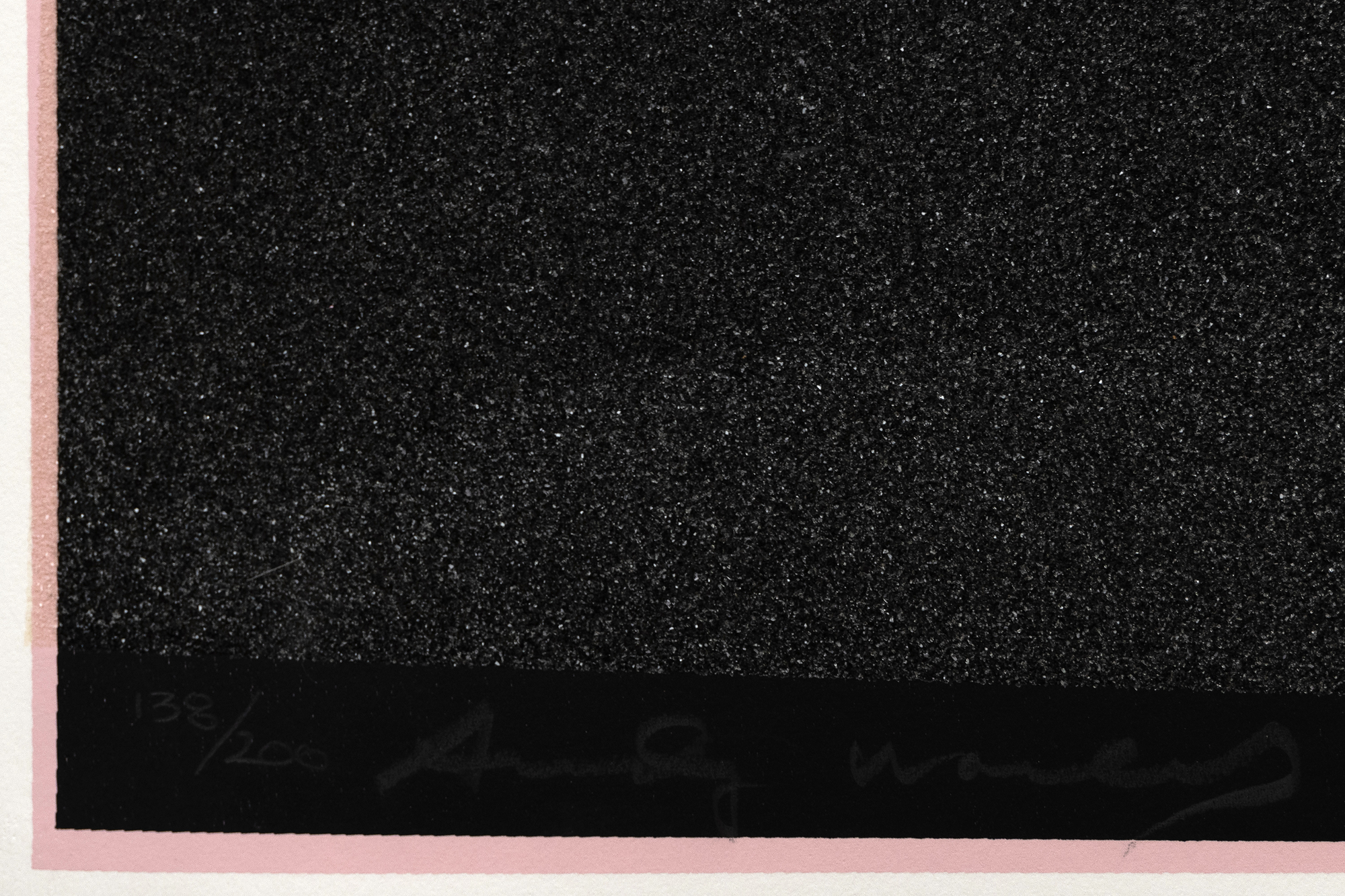 אנדי וורהול - מיקי (II.265) - הדפס רשת עם אבק יהלומים - 38 x 38 אינץ'