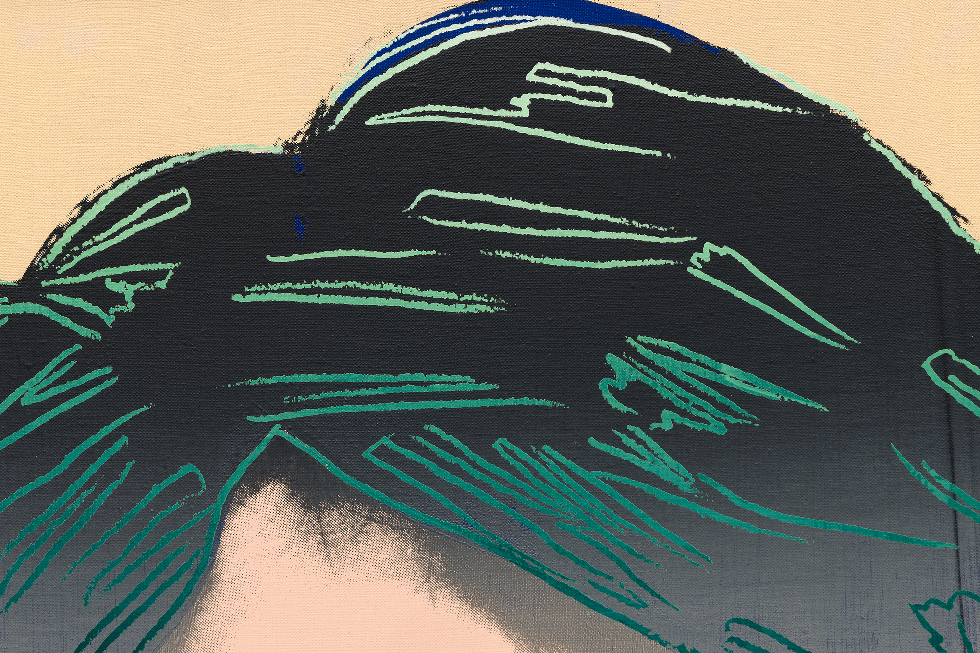 <div><font face="Times New Roman" size=3 color=black>Andy Warhol’s “<em>Ryuichi Sakamoto”</em> from 1983, a vibrant 40 by 40 inch canvas, captures the Japanese composer and electronic-music pioneer in the artist’s signature Pop-Art idiom, transforming a celebrity photograph into a study of color, repetition, and glamour. </font></div>
<br>
<br><div><font face="Times New Roman" size=3 color=black>The composition highlights Sakamoto’s stylized face, rendered with precise silkscreen outlines. His dark, textured hair is set against a peach panel, intersected by a white triangular section. Warhol enhanced the silkscreen process with hand-drawn touches that heighten Sakamoto’s facial features. Blending mechanical and manual techniques gives the portrait both the polish of a silkscreen print and the tactility of a painting.</font></div>
<br>
<br><div><font face="Times New Roman" size=3 color=black>By the 1980s, Ryuichi Sakamoto was celebrated worldwide as co-founder of Yellow Magic Orchestra and for his pioneering solo work in electronic, orchestral, and film-score composition. By choosing one of the few non-Western, male subjects in Warhol’s roster, he acknowledged Sakamoto’s global influence and beauty, making this portrait especially rare in the artist’s oeuvre. Part of a broader series of celebrity portraits alongside icons like Mick Jagger, Debbie Harry, and Prince, “<em>Ryuichi Sakamoto”</em> exemplifies Warhol’s fascination with fame as commodity, screen-printing public personas to interrogate the intersection of art, commerce, and media.</font></div>
<br>
<br><div><font face="Times New Roman" size=3 color=black>A lithographic version of this painting is held by the Tate London and the National Galleries of Scotland, affirming its cultural significance.</font></div>
<br>
<br><div><font face="Times New Roman" size=3 color=black>This work stands as both a vibrant homage to one of music’s most innovative figures and a testament to Warhol’s enduring exploration of image-making. Its bold palette and iconic subject continue to resonate in contemporary collections seeking a nexus of music history, Pop-Art heritage, and cross-cultural dialogue.</font></div>