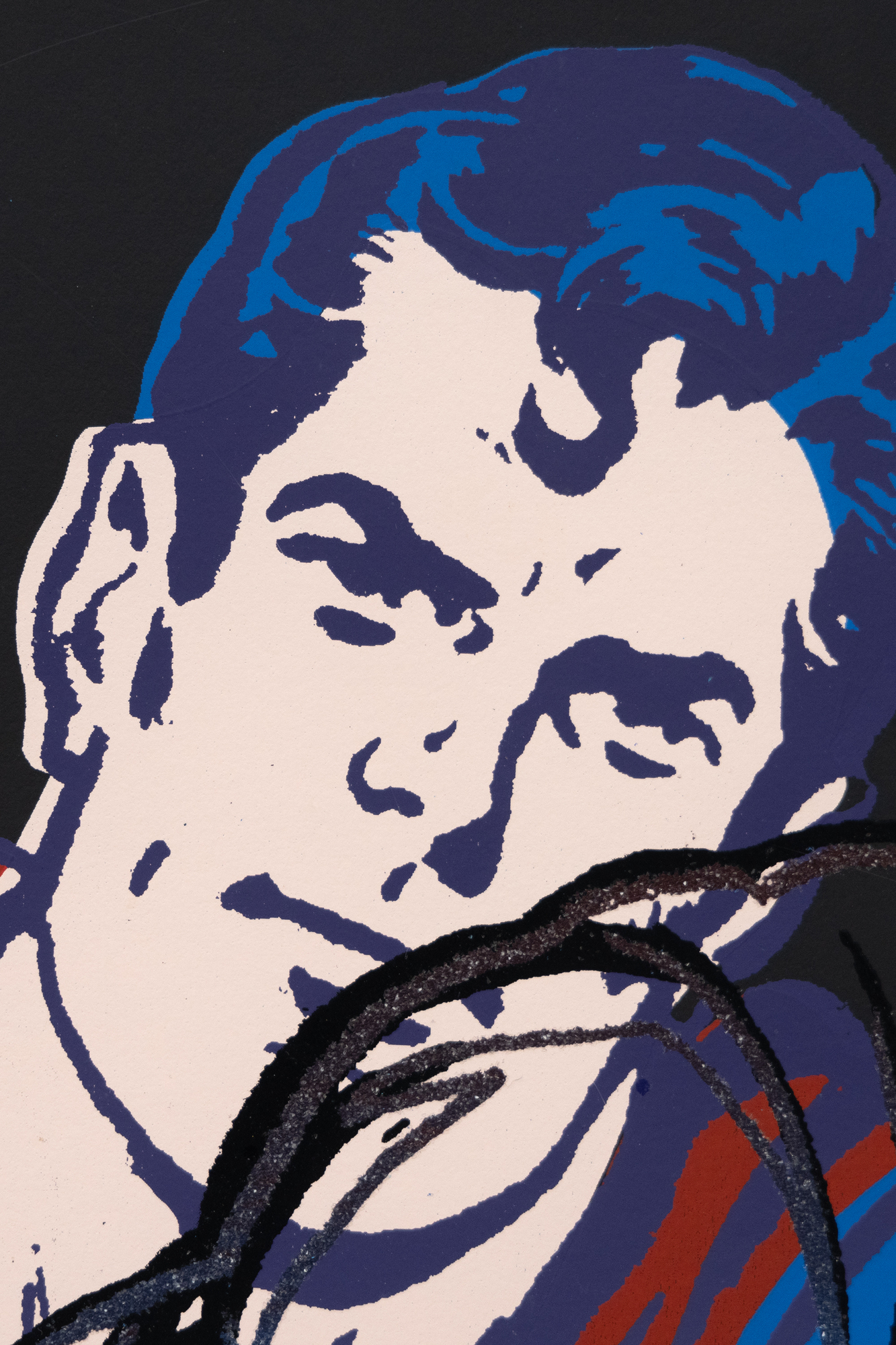 ANDY WARHOL - Superman (II.260) - 丝网版画 - 38 x 38 英寸。