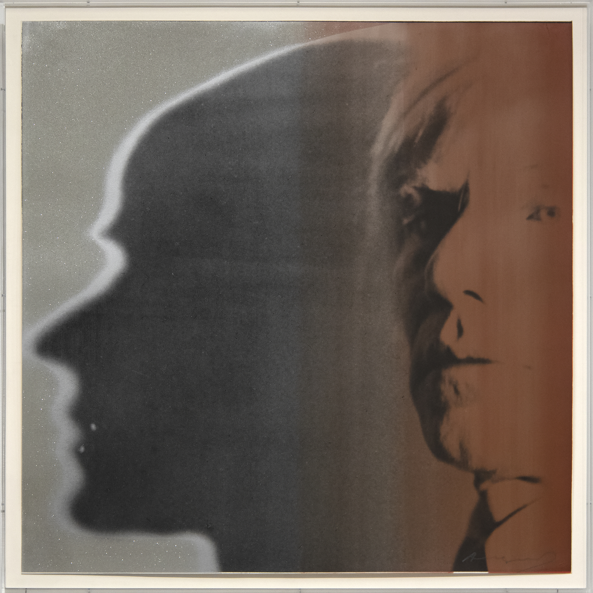 ANDY WARHOL - The Shadow (from Myths) - serigrafía en color con polvo de diamante sobre papel - 37 1/2 x 37 1/2 in.