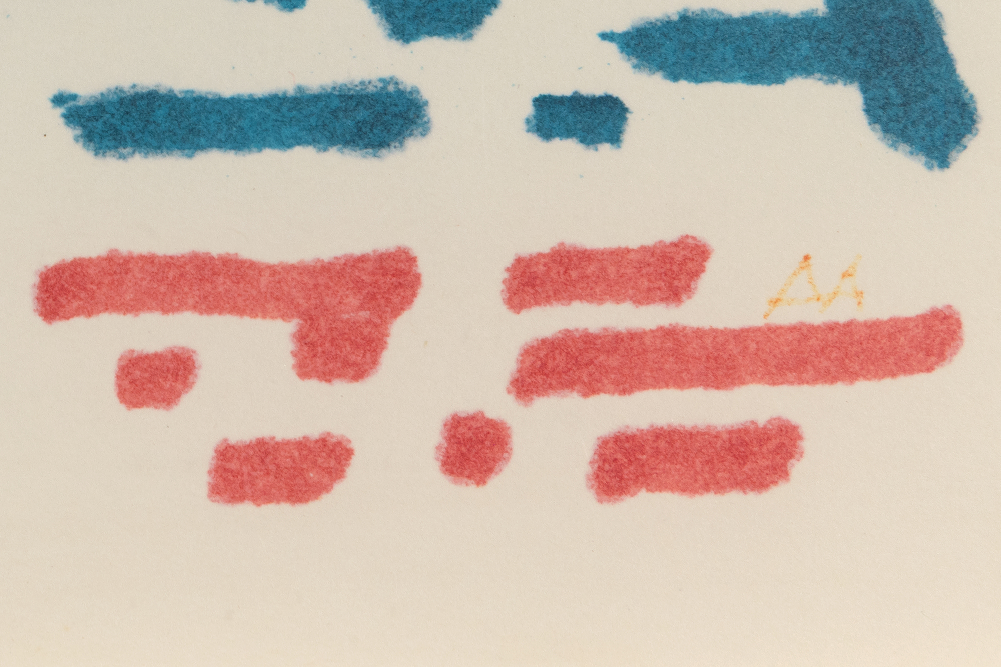 <div>"Untitled”, a rare and intimate mixed media on paper piece by Anni Albers, was a personal gift to its owner, Katherine Weber, wife of Albers Foundation president Nicholas Fox Weber, presented during a visit in Connecticut. Never offered for sale, this artwork stands apart from Albers’ renowned textile creations, showcasing her versatility as an abstract artist. Created with a delicate interplay of pencil, ink, and watercolor, the composition features geometric shapes and subtle color gradients that dance across the surface, reflecting her inventive exploration of form and texture. This piece, likely from her later career, highlights her shift toward printmaking and drawing after 1963, moving beyond the pictorial weavings of the 1950s. </div> <br> <br><div>&nbsp;</div> <br> <br><div>Born in Berlin and trained at the Bauhaus in the 1920s, where she later taught, Albers pioneered avant-garde textile designs blending functionality with bold abstractions. Her time at Black Mountain College and trips to Mexico exposed her to pre-Columbian art, influencing her use of forgotten techniques and abstract motifs, as seen in simplified and intuitive form in our work. Its intimate scale and personal provenance lend it a unique charm, contrasting with her larger public commissions. This piece offers a window into the experimental spirit that marks Albers’ legacy within 20th-century art and design. </div>