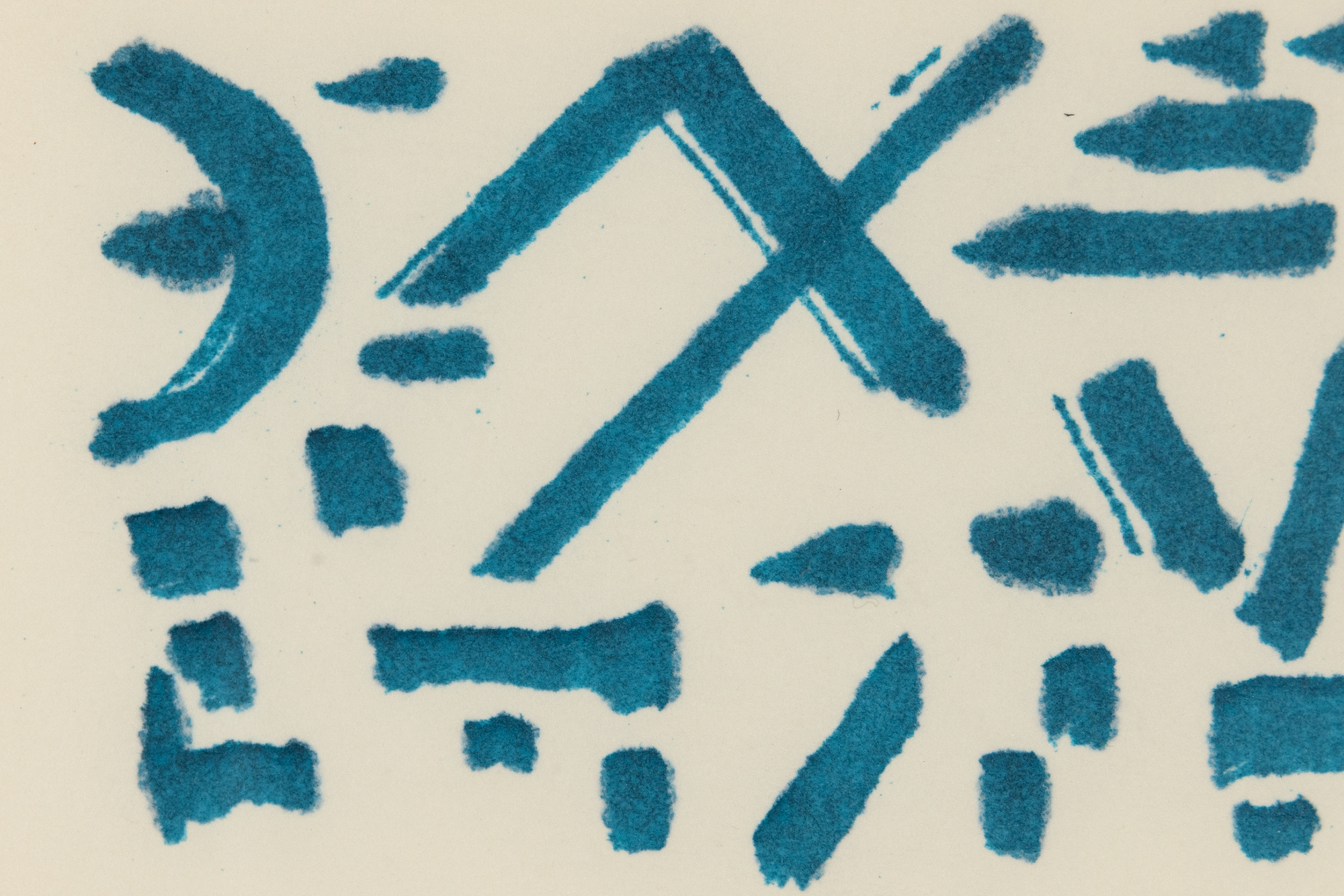 <div>"Untitled”, a rare and intimate mixed media on paper piece by Anni Albers, was a personal gift to its owner, Katherine Weber, wife of Albers Foundation president Nicholas Fox Weber, presented during a visit in Connecticut. Never offered for sale, this artwork stands apart from Albers’ renowned textile creations, showcasing her versatility as an abstract artist. Created with a delicate interplay of pencil, ink, and watercolor, the composition features geometric shapes and subtle color gradients that dance across the surface, reflecting her inventive exploration of form and texture. This piece, likely from her later career, highlights her shift toward printmaking and drawing after 1963, moving beyond the pictorial weavings of the 1950s. </div><br><br><div>&nbsp;</div><br><br><div>Born in Berlin and trained at the Bauhaus in the 1920s, where she later taught, Albers pioneered avant-garde textile designs blending functionality with bold abstractions. Her time at Black Mountain College and trips to Mexico exposed her to pre-Columbian art, influencing her use of forgotten techniques and abstract motifs, as seen in simplified and intuitive form in our work. Its intimate scale and personal provenance lend it a unique charm, contrasting with her larger public commissions. This piece offers a window into the experimental spirit that marks Albers’ legacy within 20th-century art and design. </div>