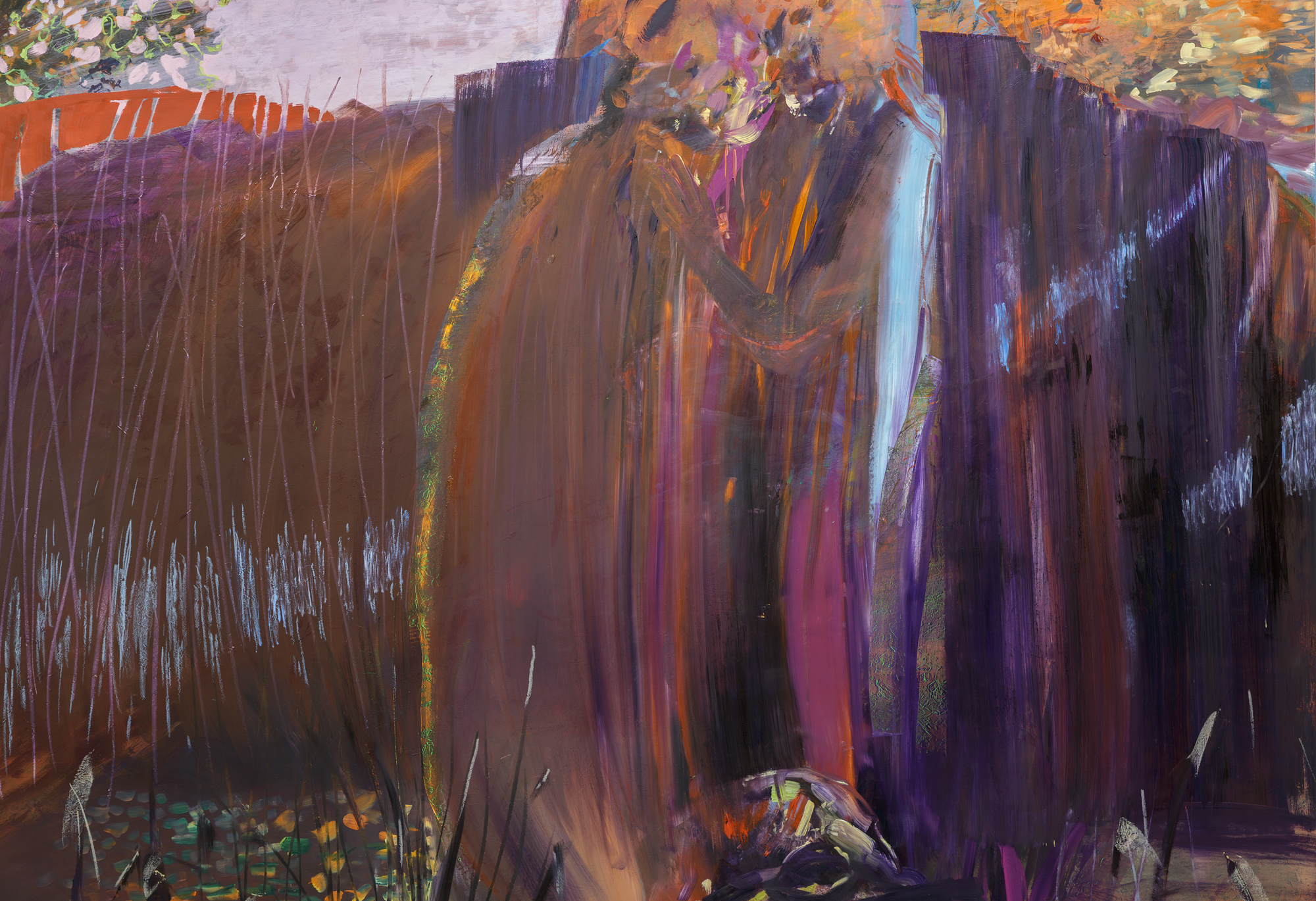 ANNIE LAPIN - Perceived Marriage Tripartite Leave ANNIE LAPIN - Perceived Marriage Tripartite Leave - acrylic and oil on canvas over panel - 96 x 69 in.
