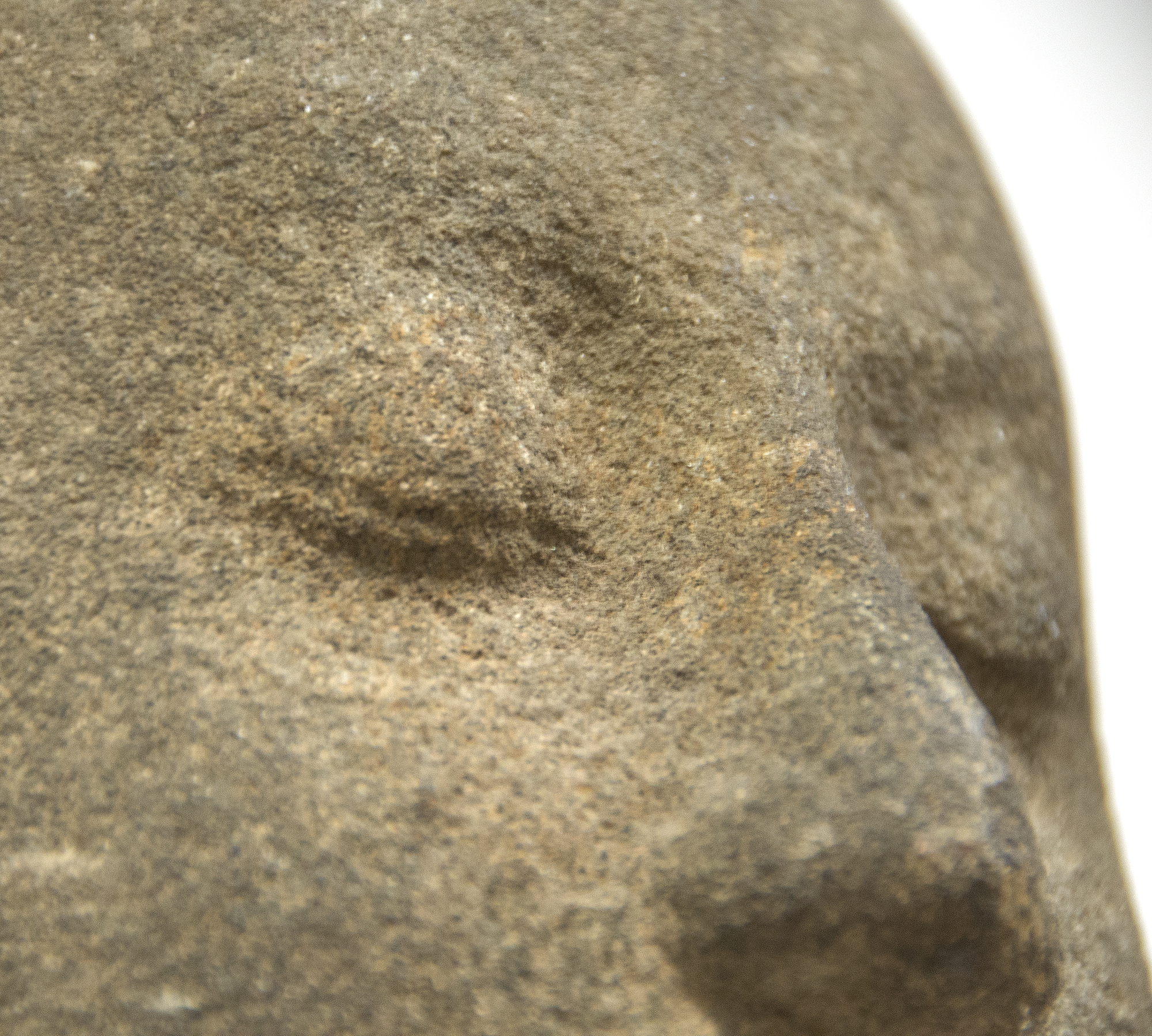 KHMER - Head of Avalokiteshvara KHMER - Head of Avalokiteshvara - gray sandstone - 13 x 7 x 7 in.