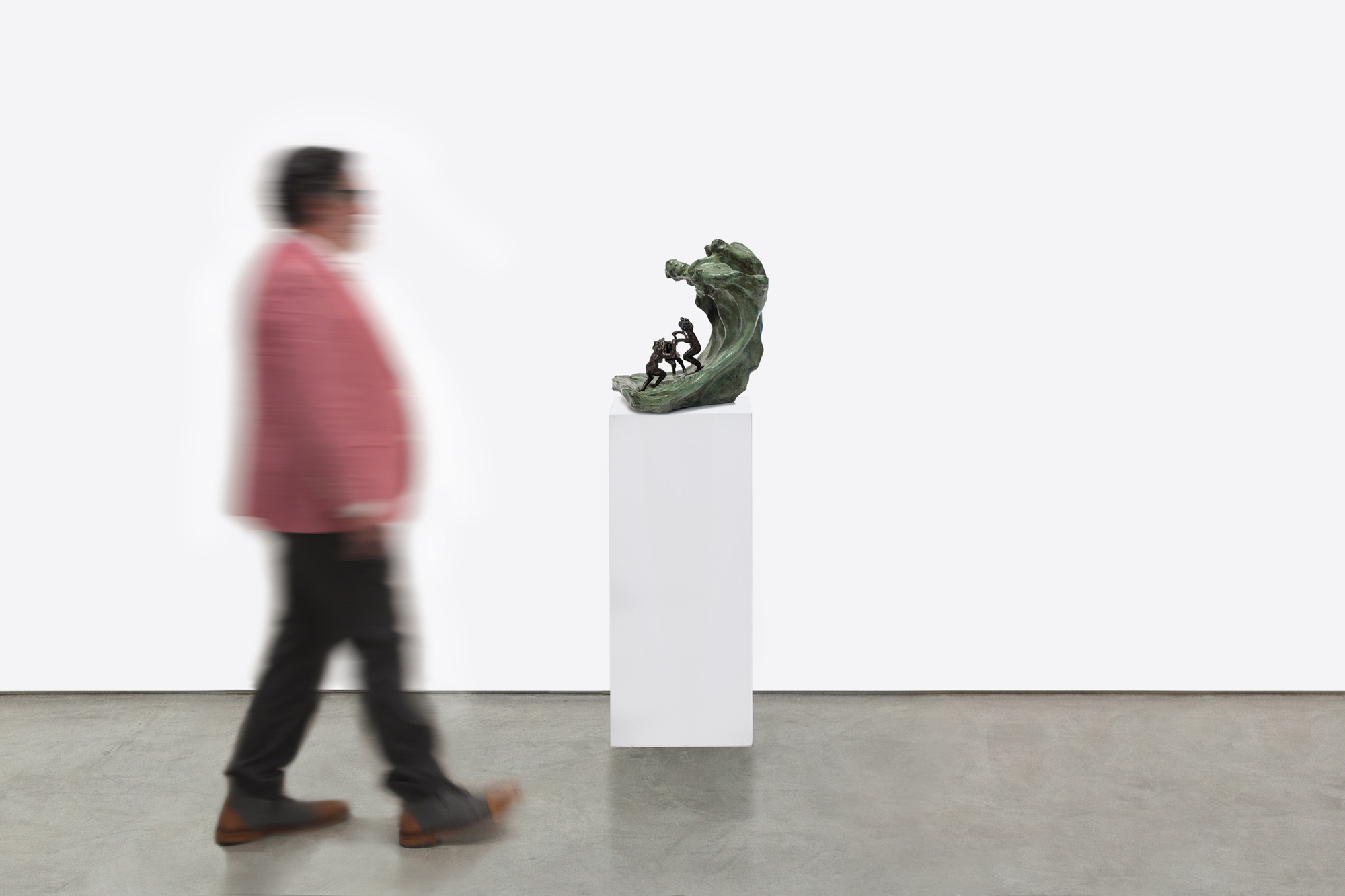 &lt;div&gt;&lt;font face=Calibri size=3 color=black&gt;Camille Claudel&#039;s life story reflects an era when societal constraints often dimmed the brilliance of women; their genius was viewed as a threat to the male-dominated world. Most introductions to Claudel are steeped in misleading biographical details related to her as Rodin&#039;s assistant, mistress, or lover, associations that diminish her achievements as a first-rate sculptor whose work borrows little from Rodin in style or subject matter. Despite these challenges, Claudel&#039;s legacy has endured, celebrated through exhibitions, biographies, and films since her rediscovery in 1982. &lt;/font&gt;&lt;/div&gt;&lt;br&gt;&lt;br&gt;&lt;div&gt;&nbsp;&lt;/div&gt;&lt;br&gt;&lt;br&gt;&lt;div&gt;&lt;font face=Calibri size=3 color=black&gt;&lt;em&gt;“La Vague (The Wave),”&lt;/em&gt; a remarkable sculpture of three women frolicking joyfully, embodies Claudel&#039;s passion for art and connection to nature. The women, their hair unruly like the sea, are depicted in a moment of freedom and abandon, yet the looming wave hints at the inevitable sorrow to come—a metaphor for Claudel&#039;s life, shadowed by fate. This piece, initially shown in plaster and later cast in bronze with an onyx marble wave, draws direct inspiration from Hokusai&#039;s &lt;em&gt;“The Great Wave,”&lt;/em&gt; reflecting the Parisian fascination with Japanese art at the time. While &lt;em&gt;“La Vague”&lt;/em&gt; showcases Claudel&#039;s technical mastery and the influence of Japanese aesthetics, it also poignantly symbolizes her acceptance of the overpowering forces of nature and the tragic course her life would ultimately take. This bronze, cast in 1997, is one of only two not held in a museum, further emphasizing the rarity of and reverence for Claudel&#039;s work.&lt;/font&gt;&lt;/div&gt;