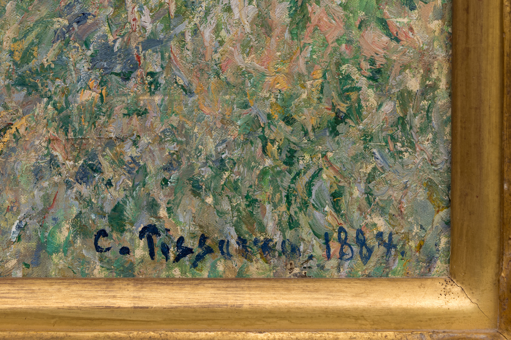 <div>Camille Pissarro’s La Briqueterie Delafolie à Éragny (1884) offers a vivid rural scene from Éragny. The painting has never been to auction, instead gracing numerous exhibitions in Zurich, Paris, Brussels, Warsaw, and Santa Barbara since its creation. Documented as no. 776 in volume III of the catalogue raisonné by Joachim Pissarro and Claire Durand-Ruel Snollaerts (illustrated p. 514), it stands as a testament to Pissarro’s Impressionist legacy. </div>
<br>
<br><div> </div>
<br>
<br><div>The foreground features a polychrome meadow. The staccato green, ochre, and lilac brushstrokes in all directions convey the wind’s gentle movement through the field beneath a fleecy sky. In the distance, the Delafolie brickyard emerges, owned by Pissarro’s good friend and neighbor. The catalogue raisonné notes:  </div>
<br>
<br><div> </div>
<br>
<br><div>“The Delafolie brickyard at Éragny, refers to a local family-owned and operated brickyard. Mr. Delafolie wasn’t just a bricklayer—he was Pissarro’s neighbor and brewed his own cider. His cider was reportedly so good that Claude Monet once wrote to Pissarro asking who the merchant was and how he could order a keg for himself. Pissarro and Mr. Delafolie were good friends, and Pissarro often took advantage of Mr. Delafolie’s regular deliveries to Paris and Gisors to ship his paintings along with the bricks.”  </div>
<br>
<br><div> </div>
<br>
<br><div>Similar works reside in the Musée d’Orsay, the Walters Art Museum, and the Birmingham Museum of Art. This painting offers collectors a rare, well-traveled piece, embodying Pissarro’s intimate connection to Éragny’s landscape and community. </div>