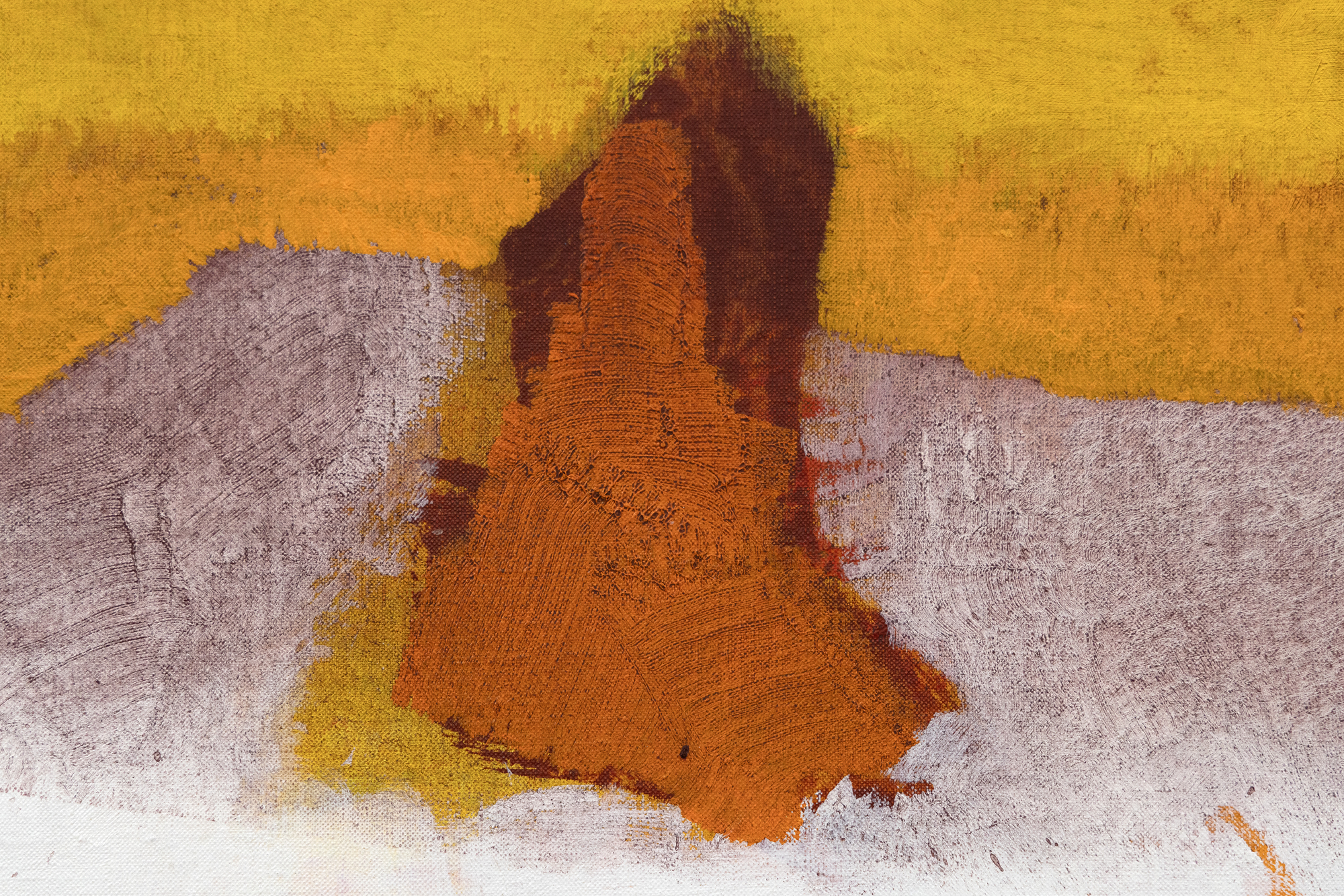 CARL MORRIS - White Field CARL MORRIS - White Field - Acryl auf Leinwand - 75 x 63 in.