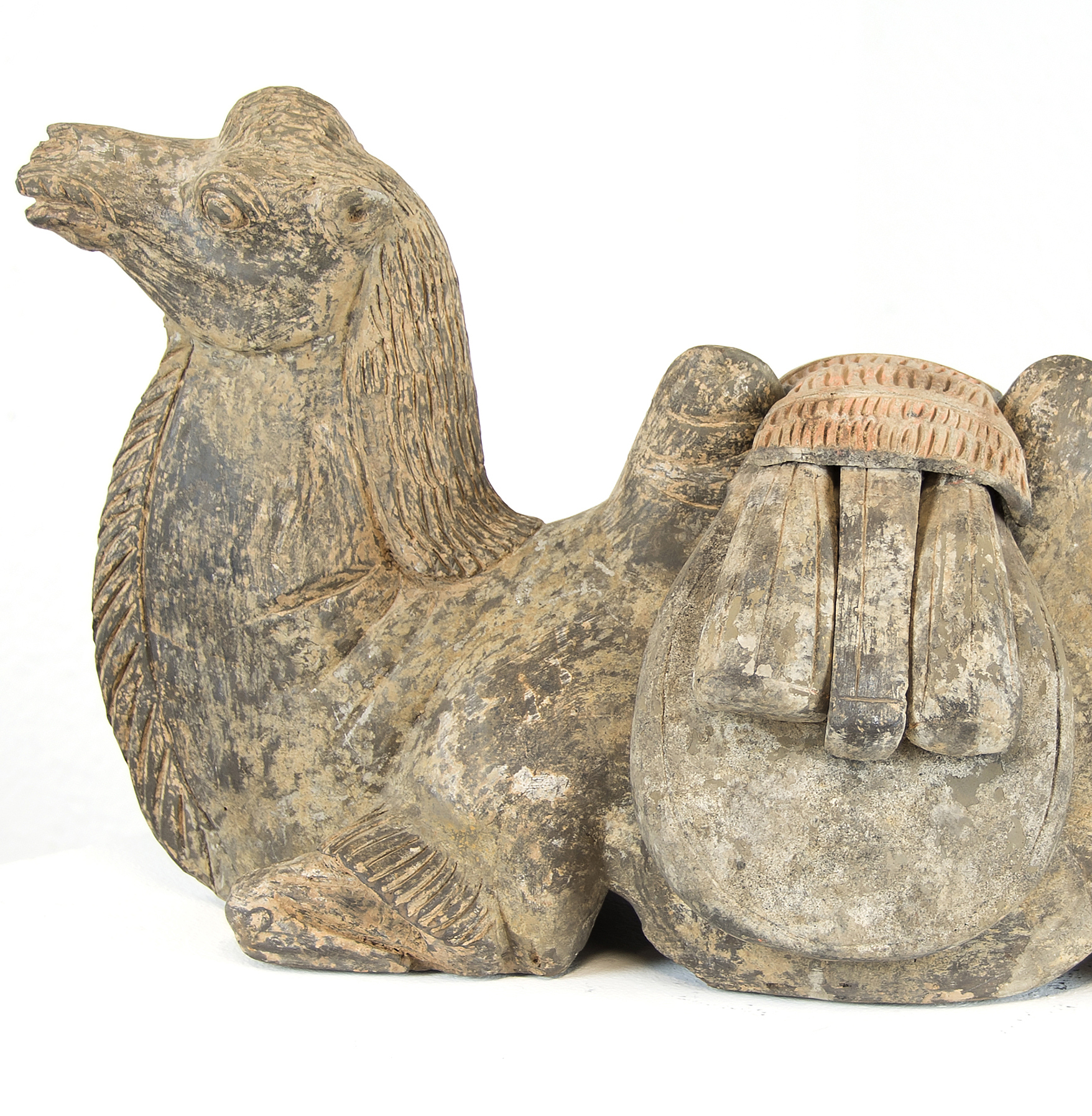 CHINESE - Camel CHINESE - Camel - painted earthenware pottery - 11 x 22 x 10 in.